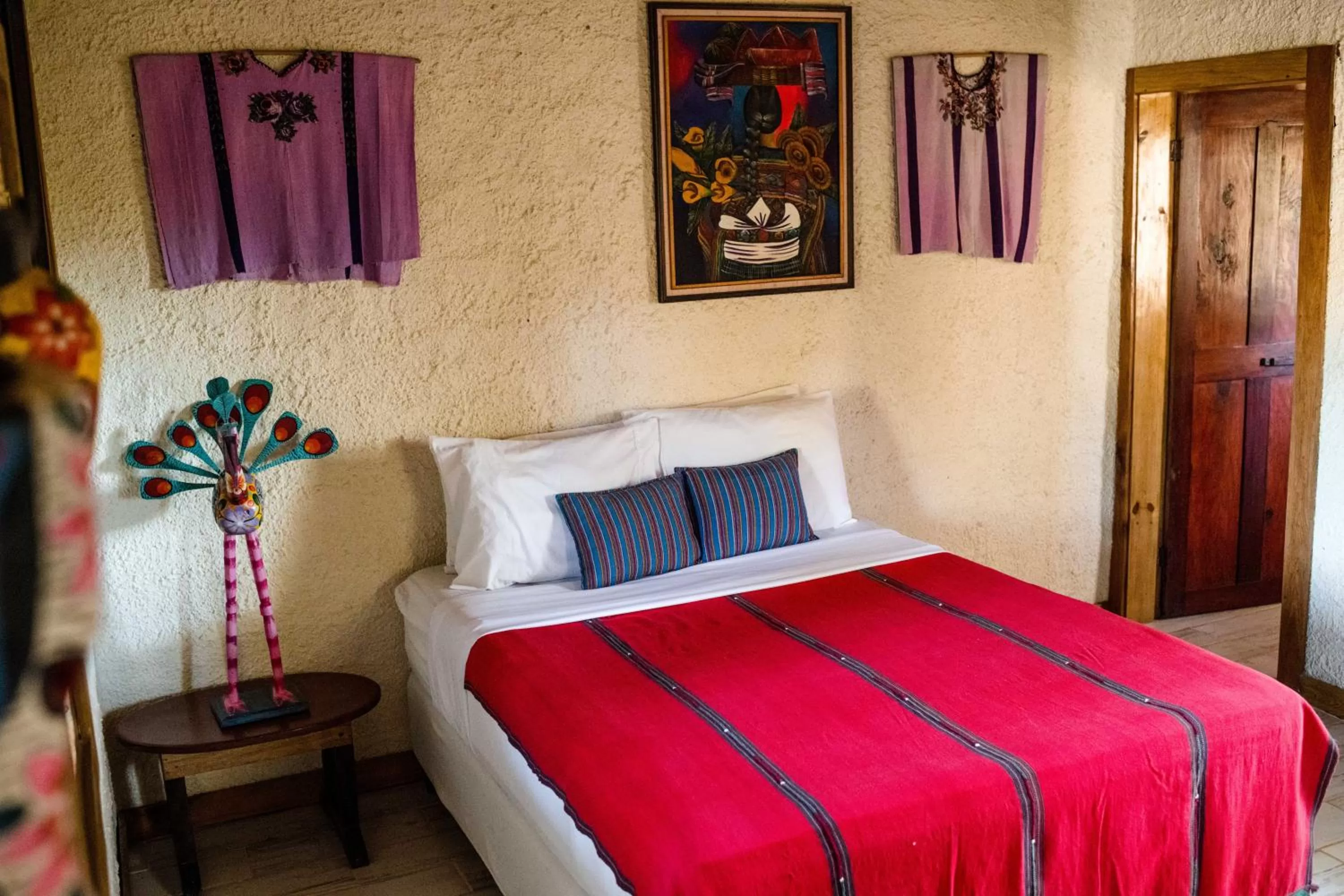 Bed in Pine Ridge Lodge