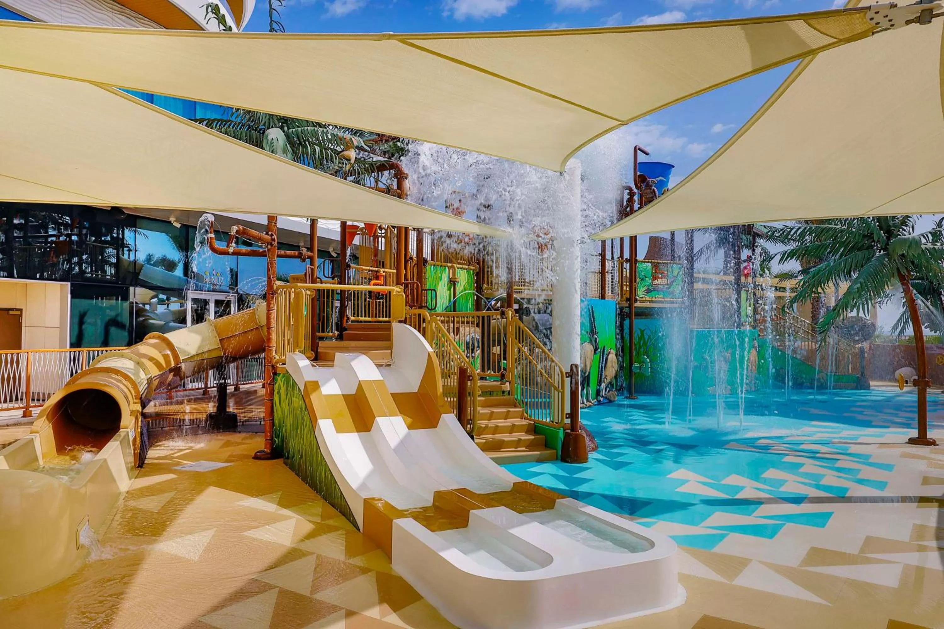 Pool view in Waldorf Astoria Doha Lusail