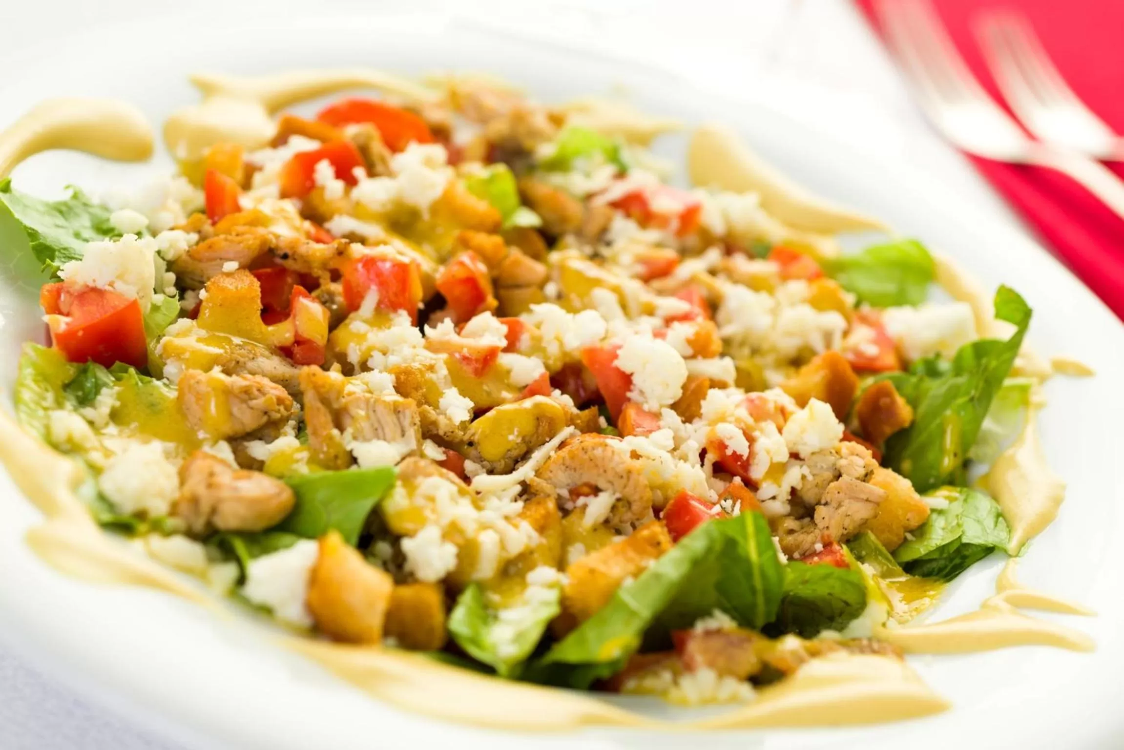 Food close-up in Golf Royal Hotel