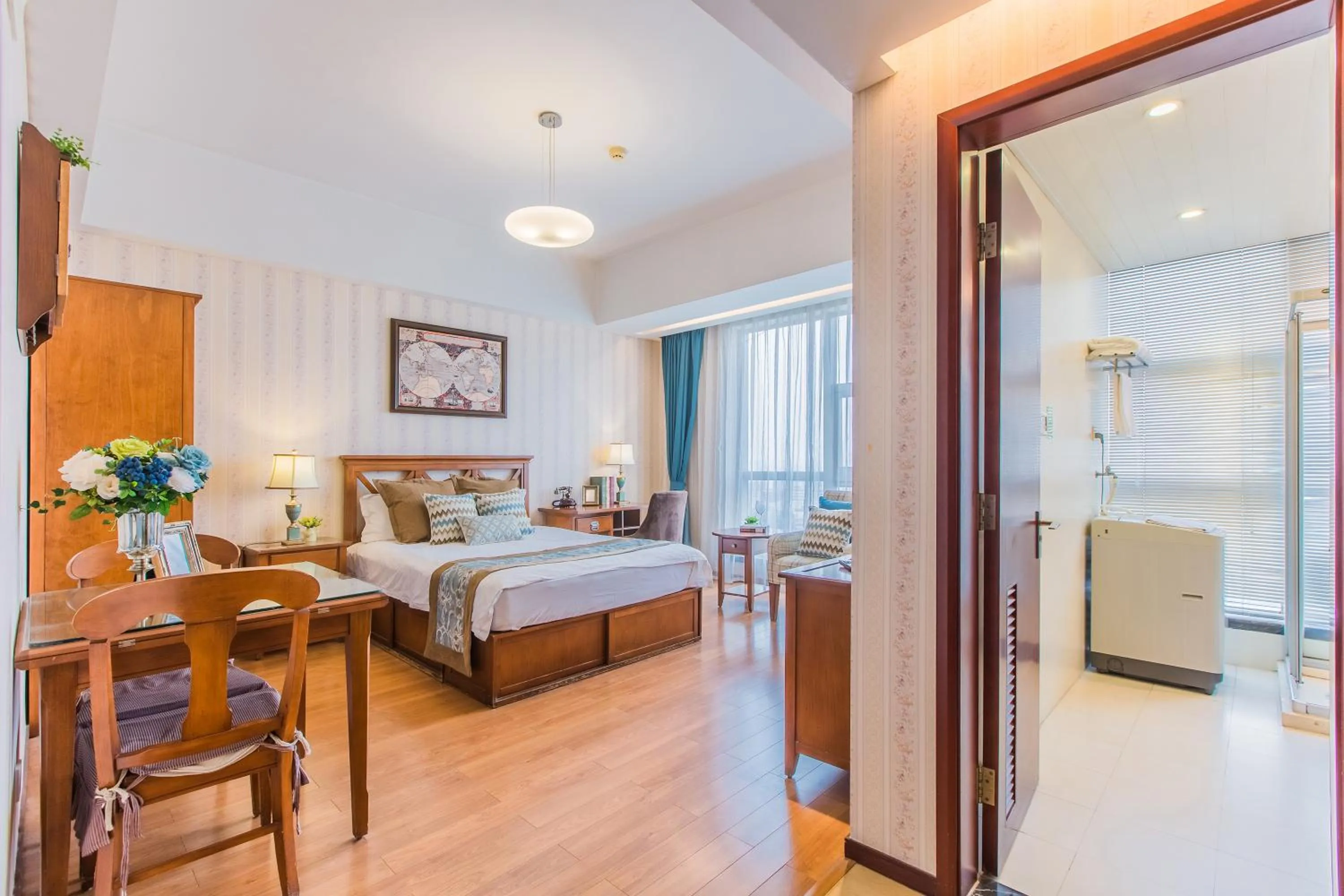 Bed in Westlake 7 Service Apartment