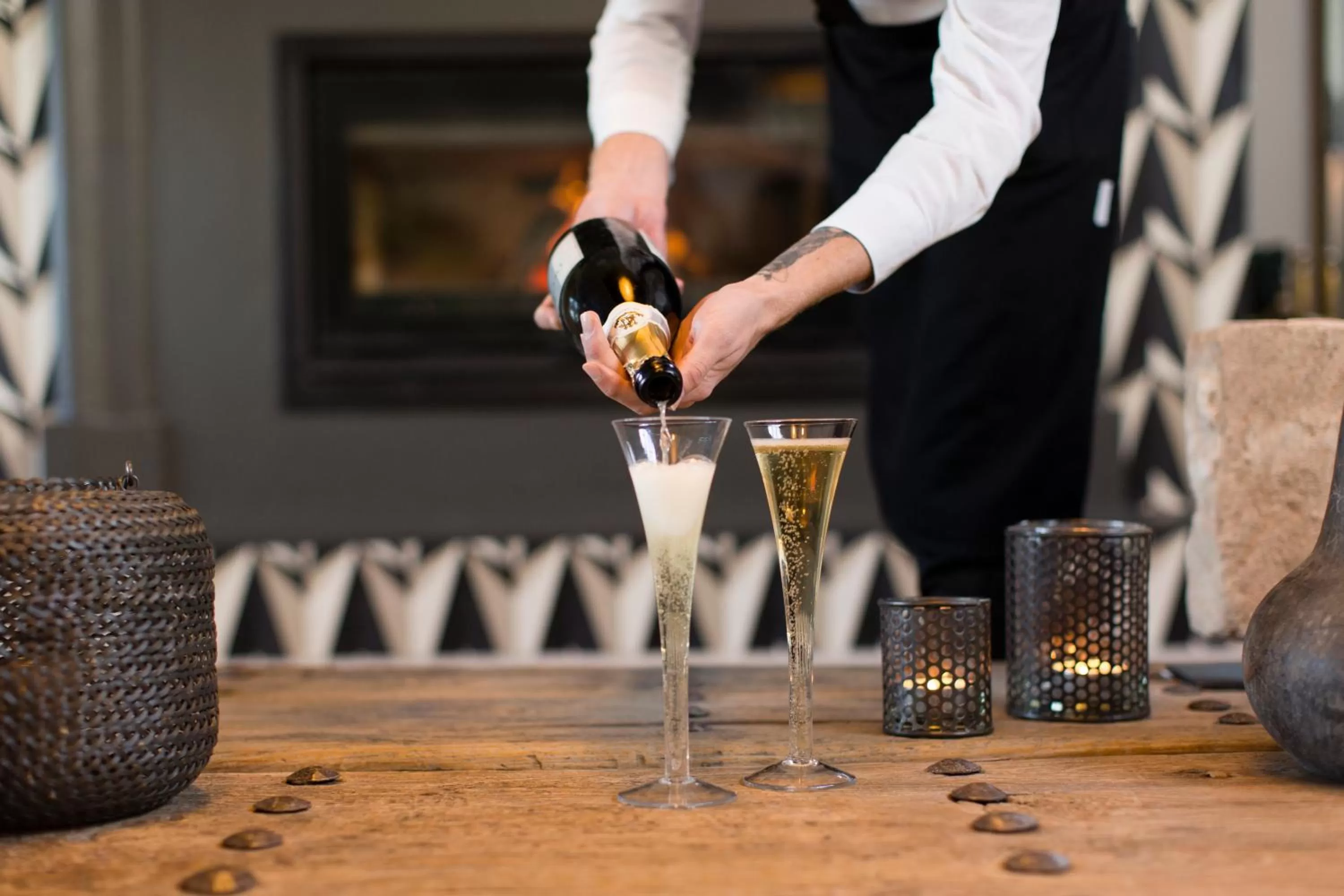 Restaurant/places to eat in The Thatch House Boutique Hotel, Hermanus