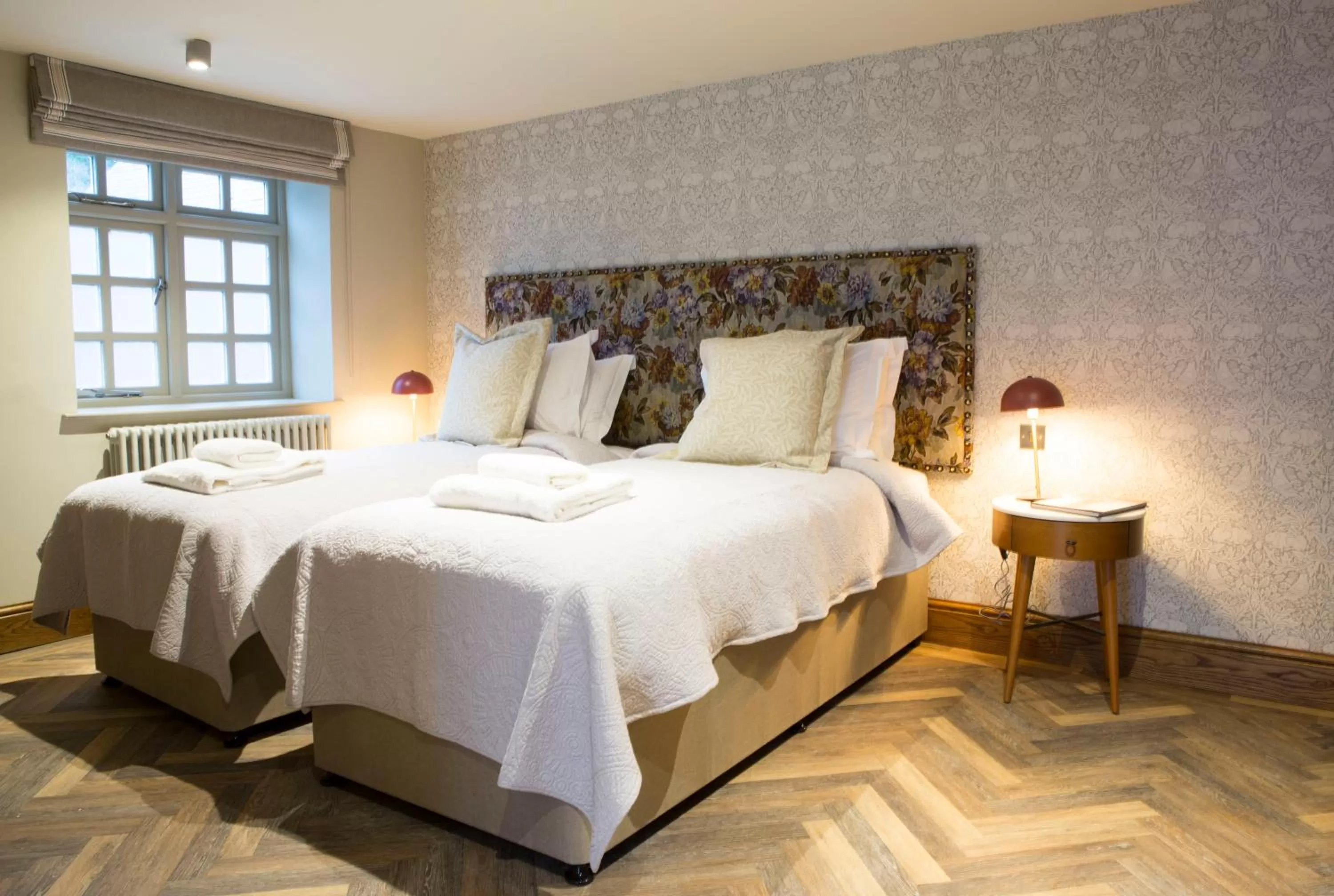 Bed in The Legh Arms Prestbury