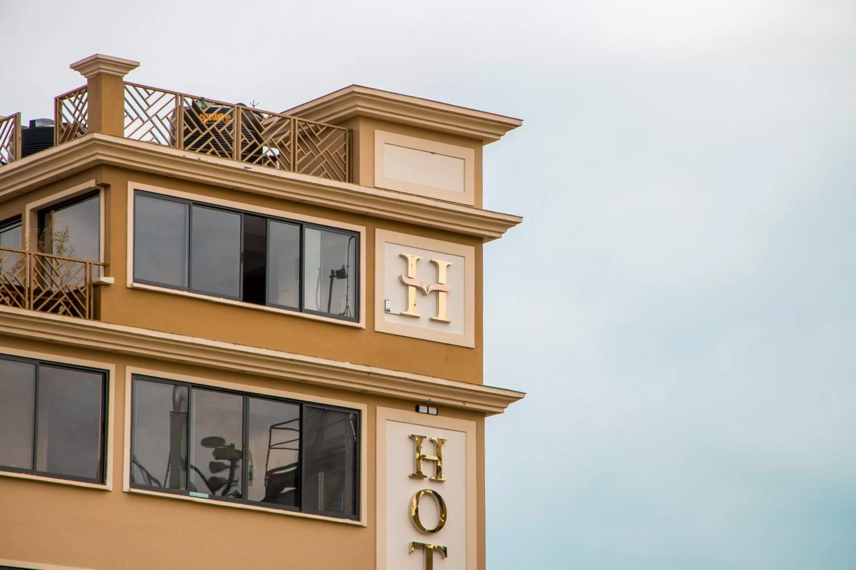 Property building in Hotel Horizon Entebbe