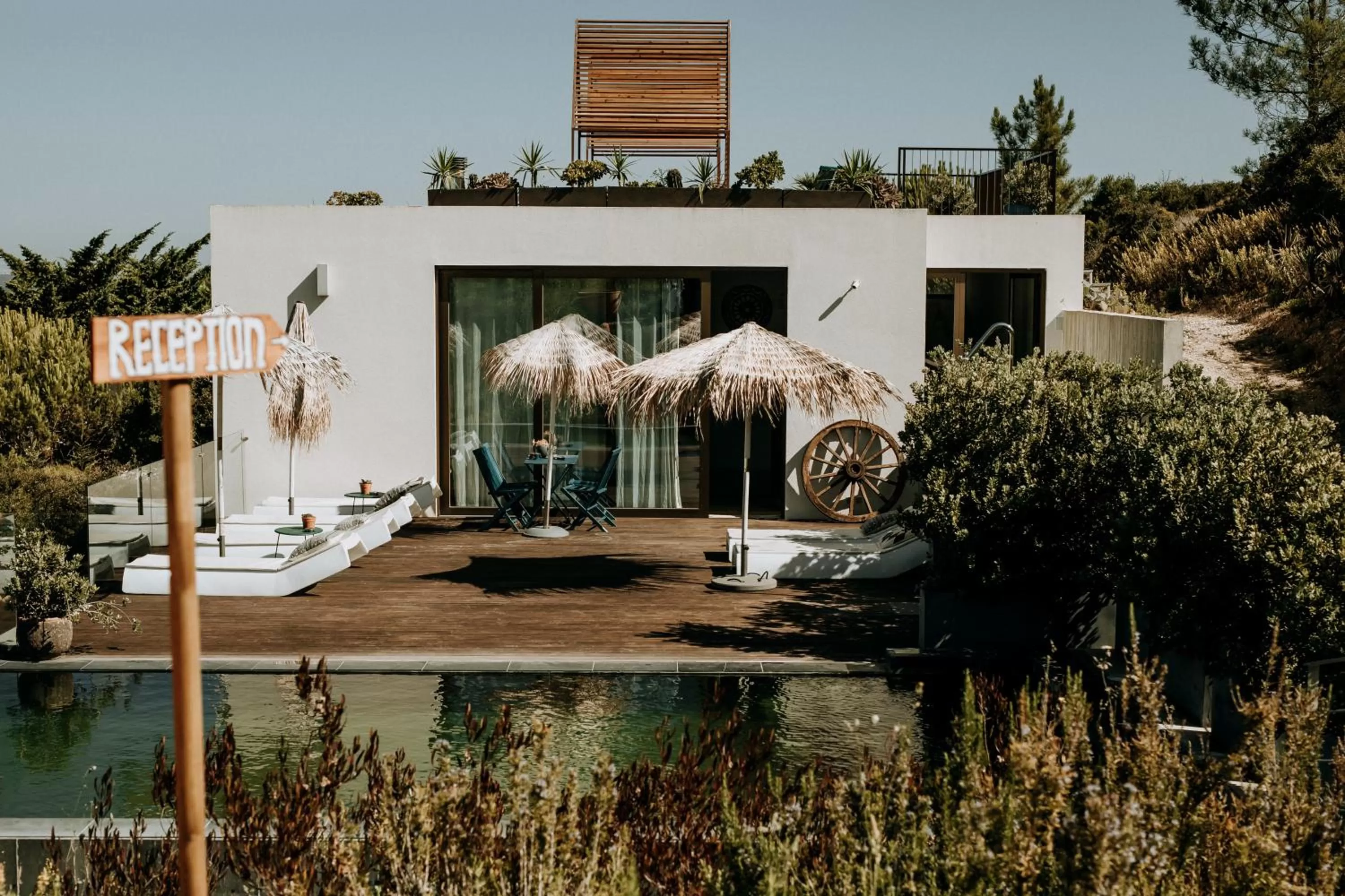 Property building in Eco-lodge Villa Epicurea