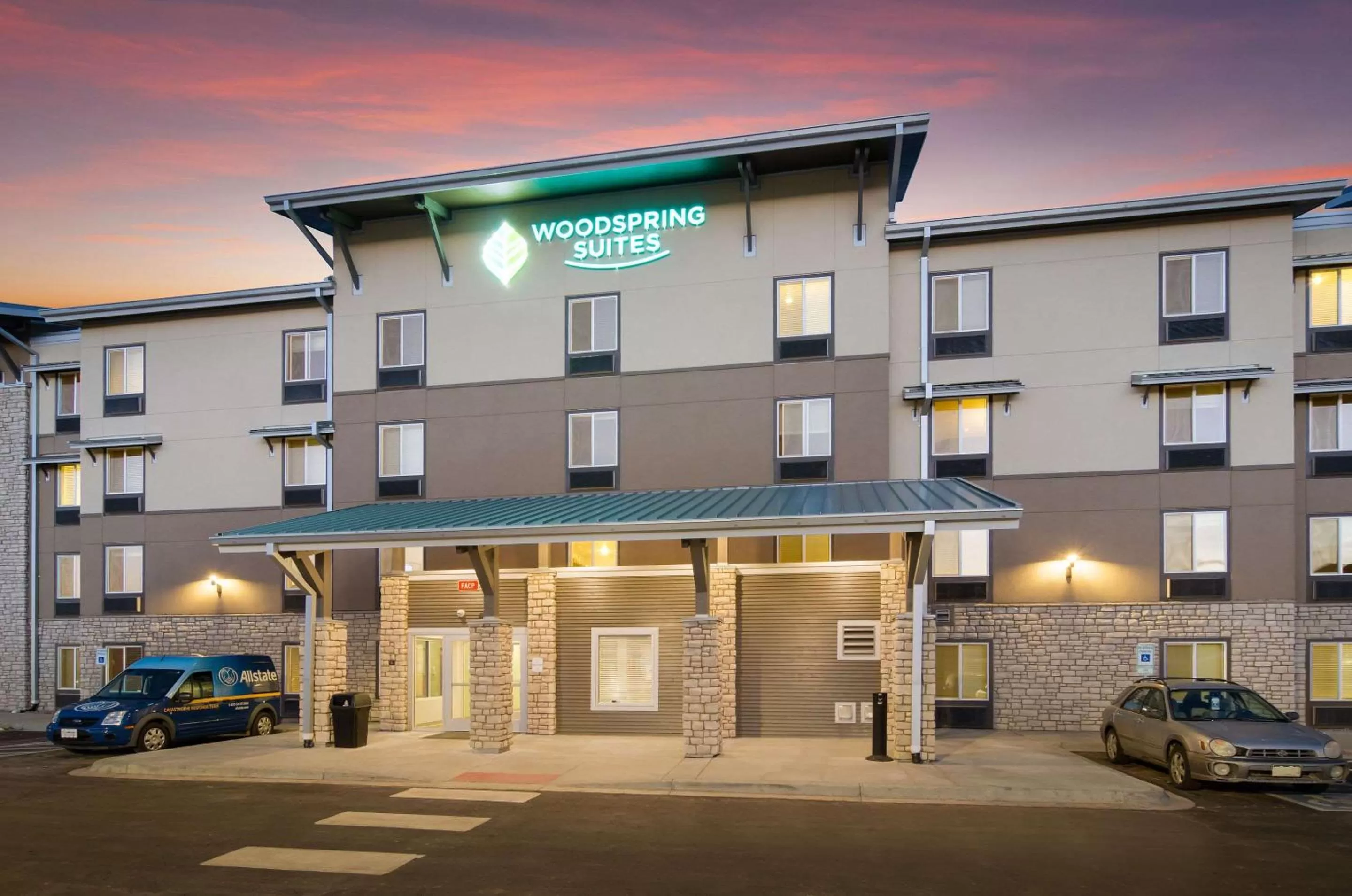 Property building in WoodSpring Suites Broomfield-Westminster