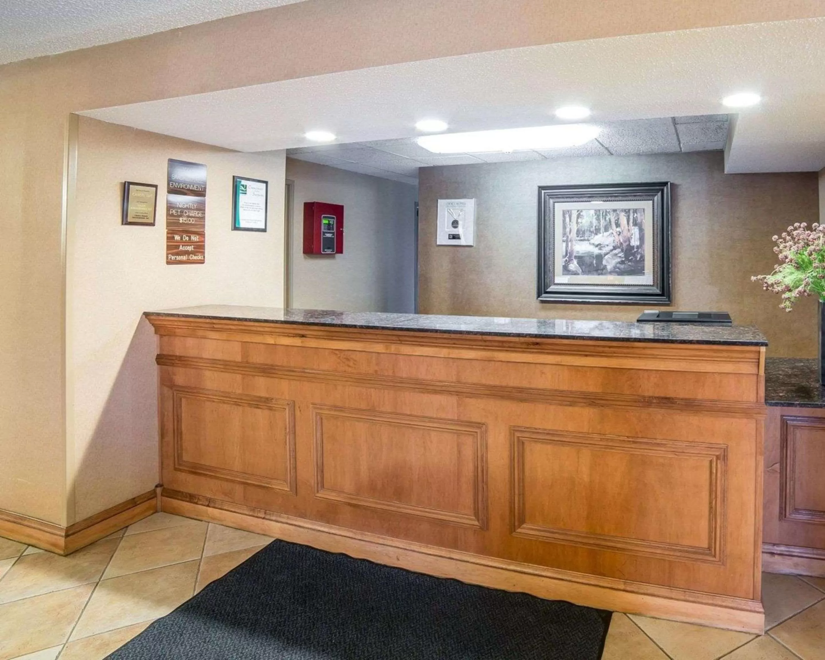 Lobby or reception in Quality Inn & Suites Casper near Event Center