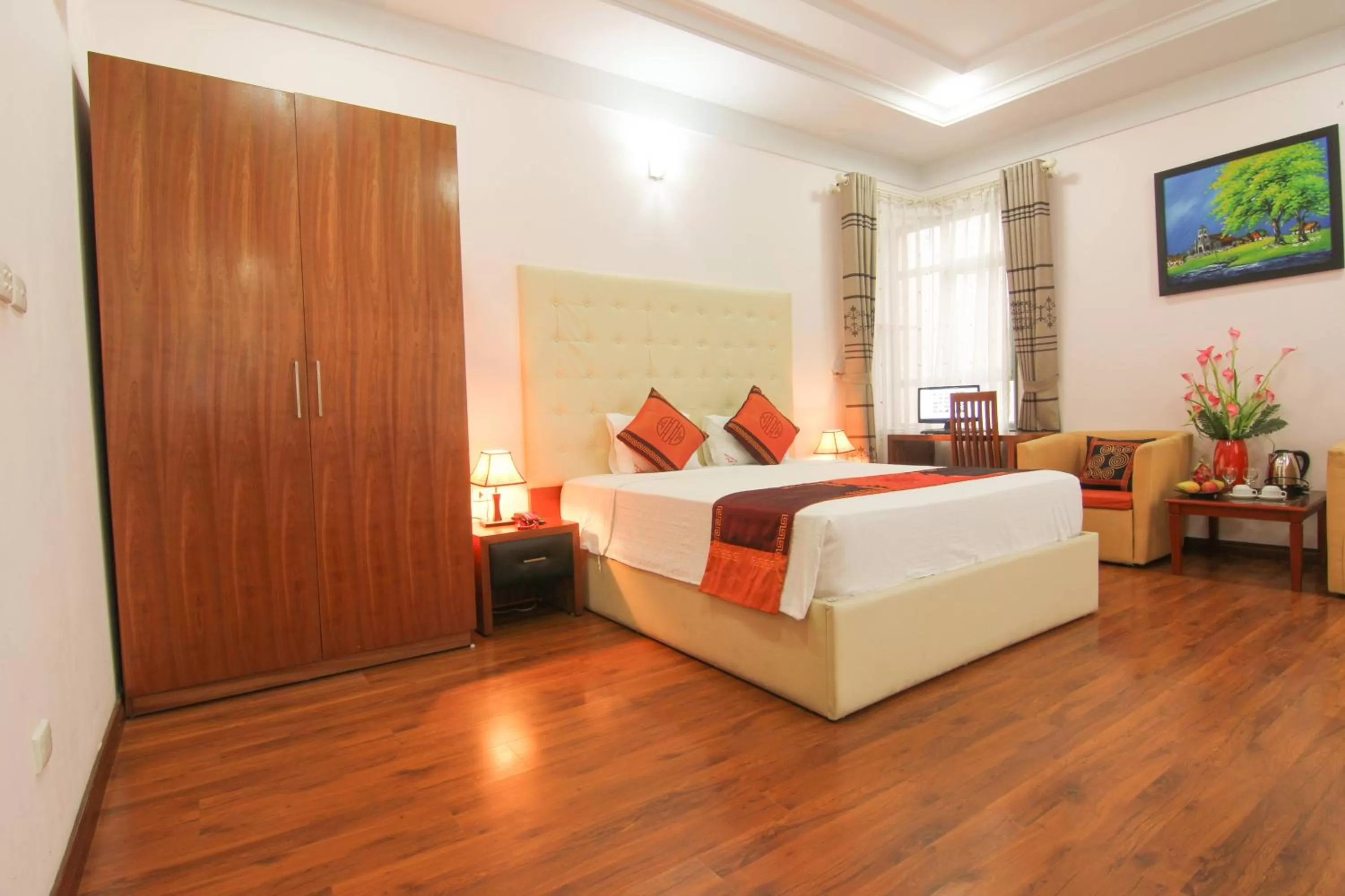 Bed in Urban Alley Hotel