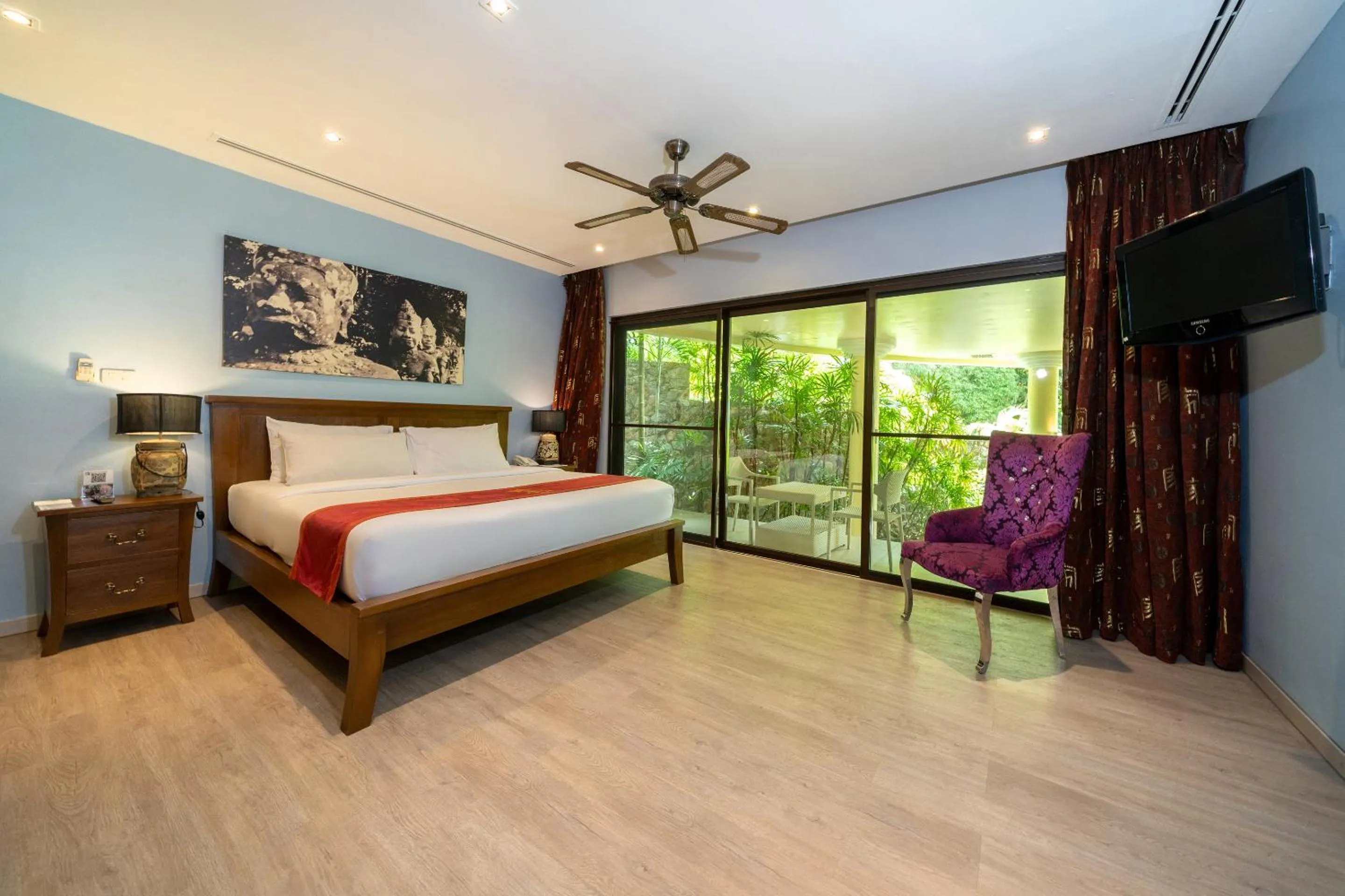 Bedroom, Bed in IndoChine Resort and Villas