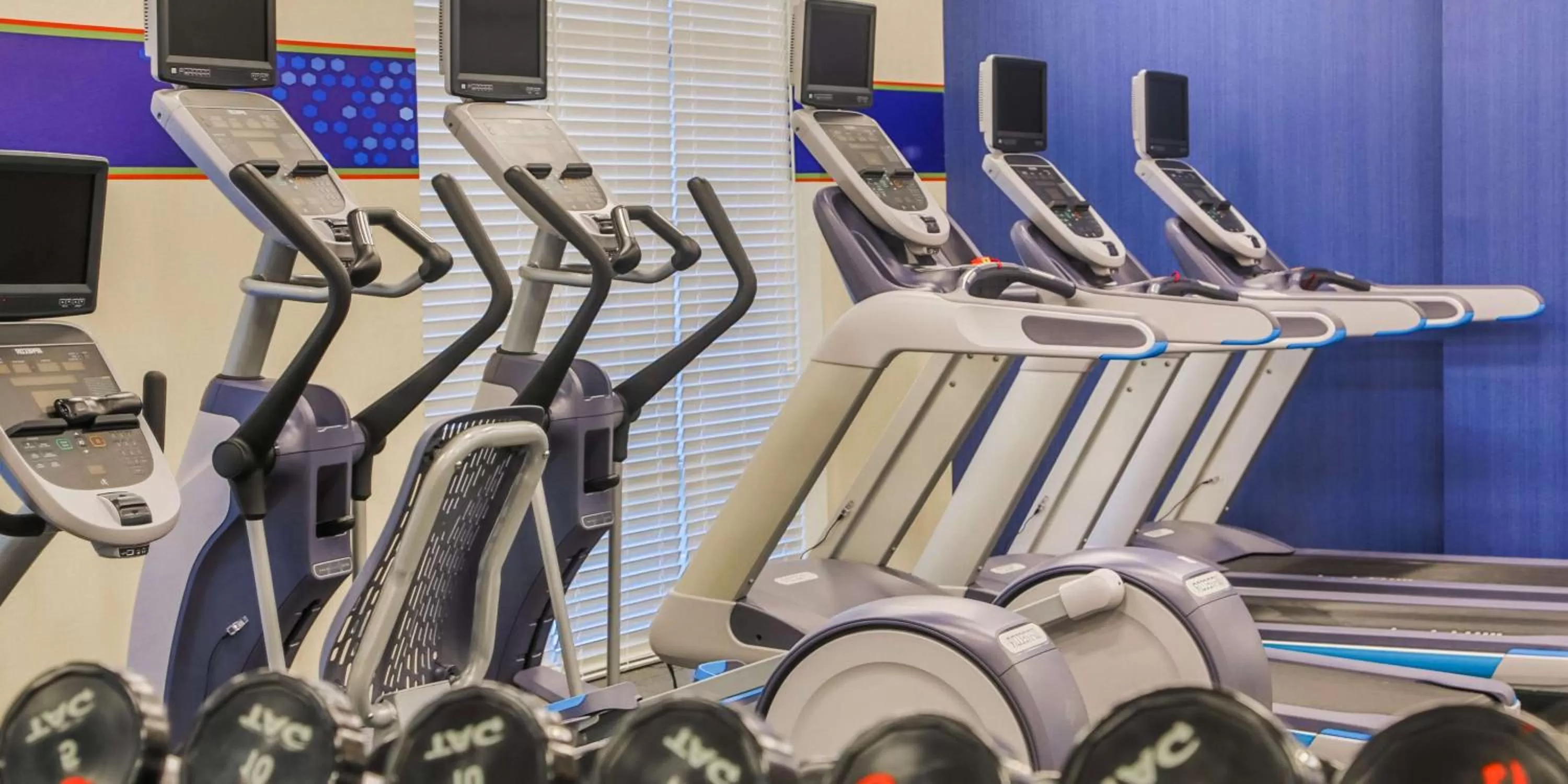 Fitness centre/facilities in Hampton Inn & Suites Charlotte/Ballantyne, Nc