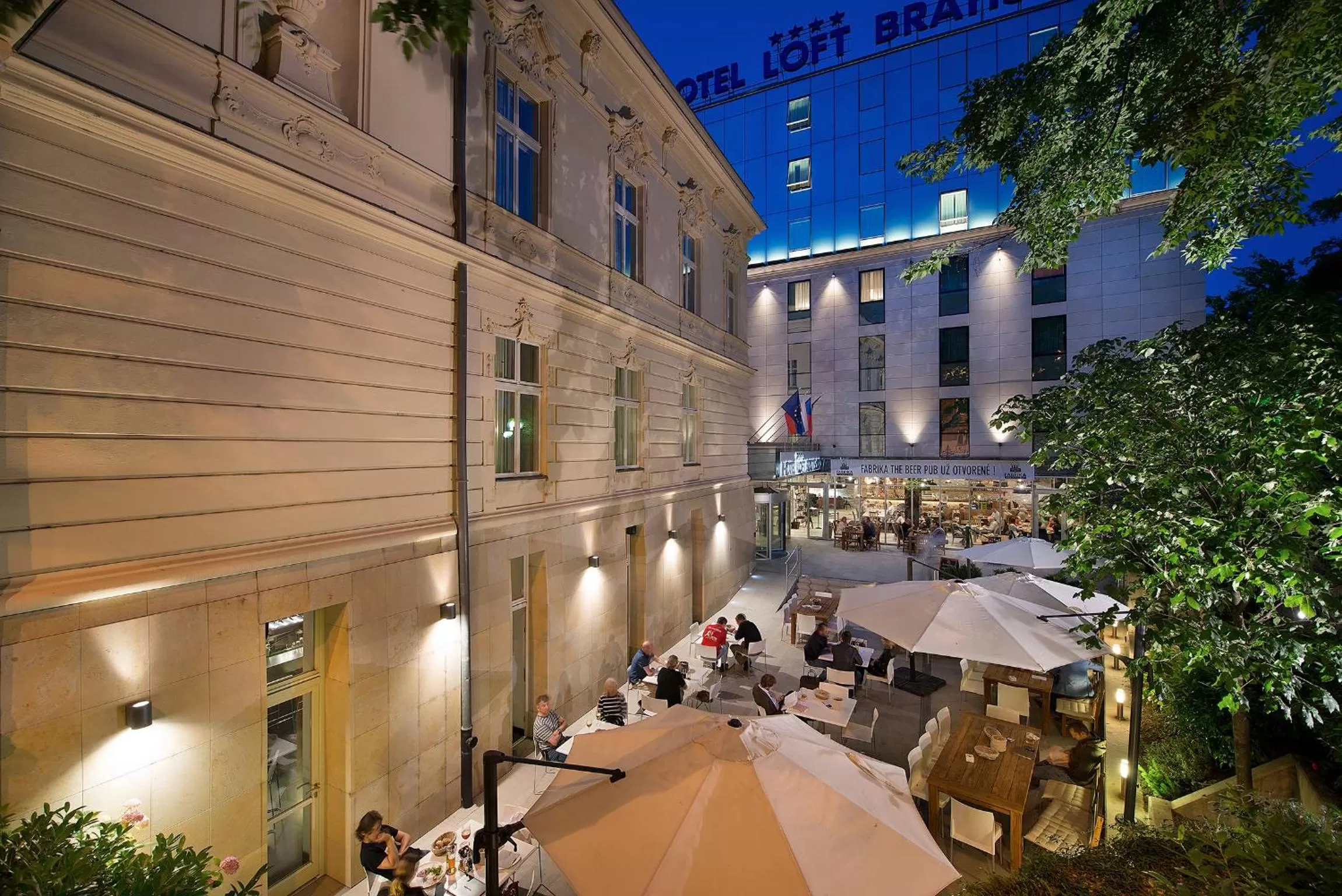 Facade/entrance in LOFT Hotel Bratislava