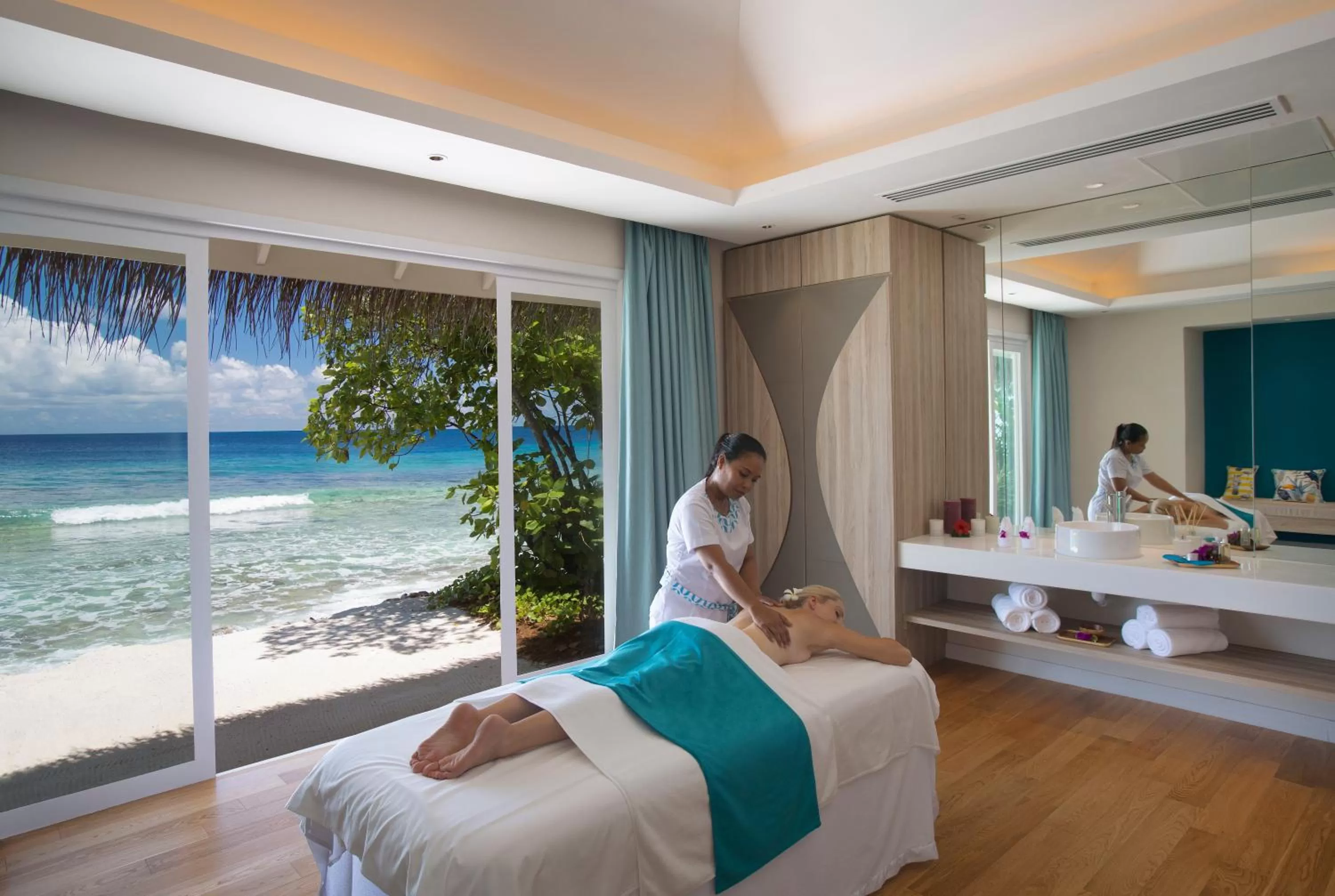Fitness centre/facilities, Bed in Kandima Maldives - 50 Percent Off Return Domestic Flights for stays of 4 nights or more between 11th April 2026 to 31st October 2026