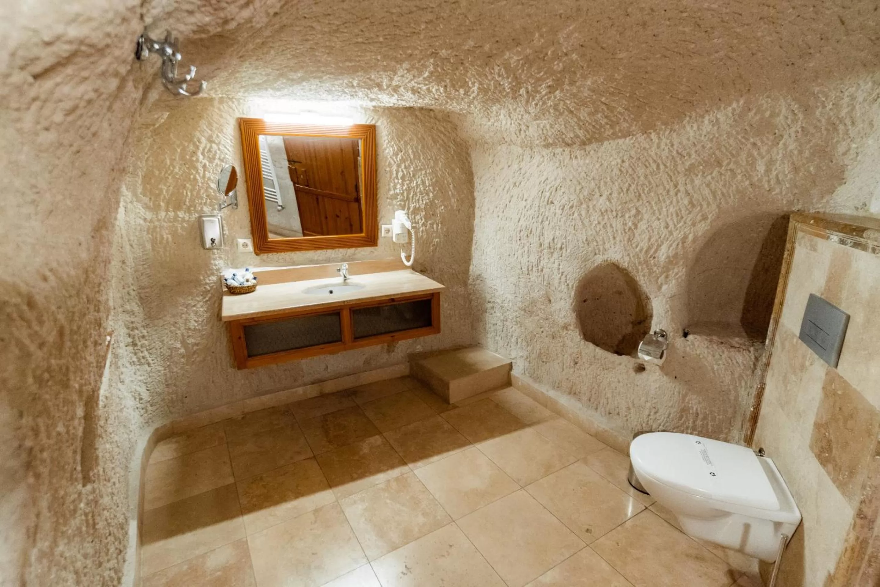 Bathroom in Amber Cave Suites