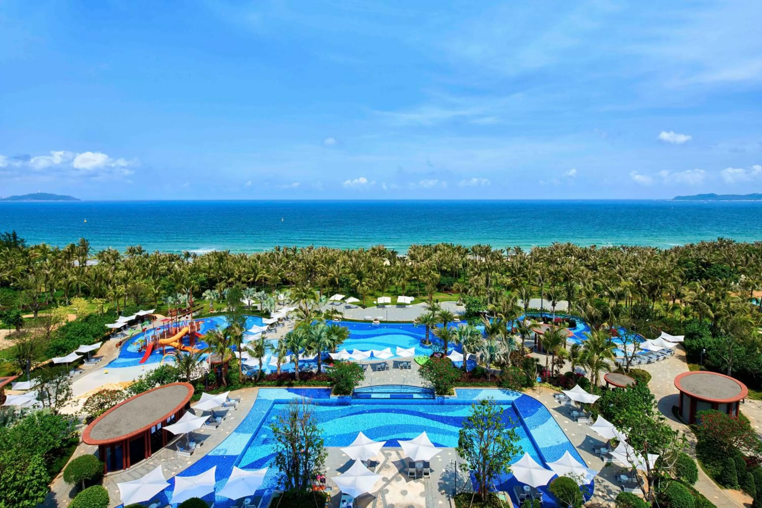 Swimming pool in Crowne Plaza Sanya Haitang Bay Resort by IHG