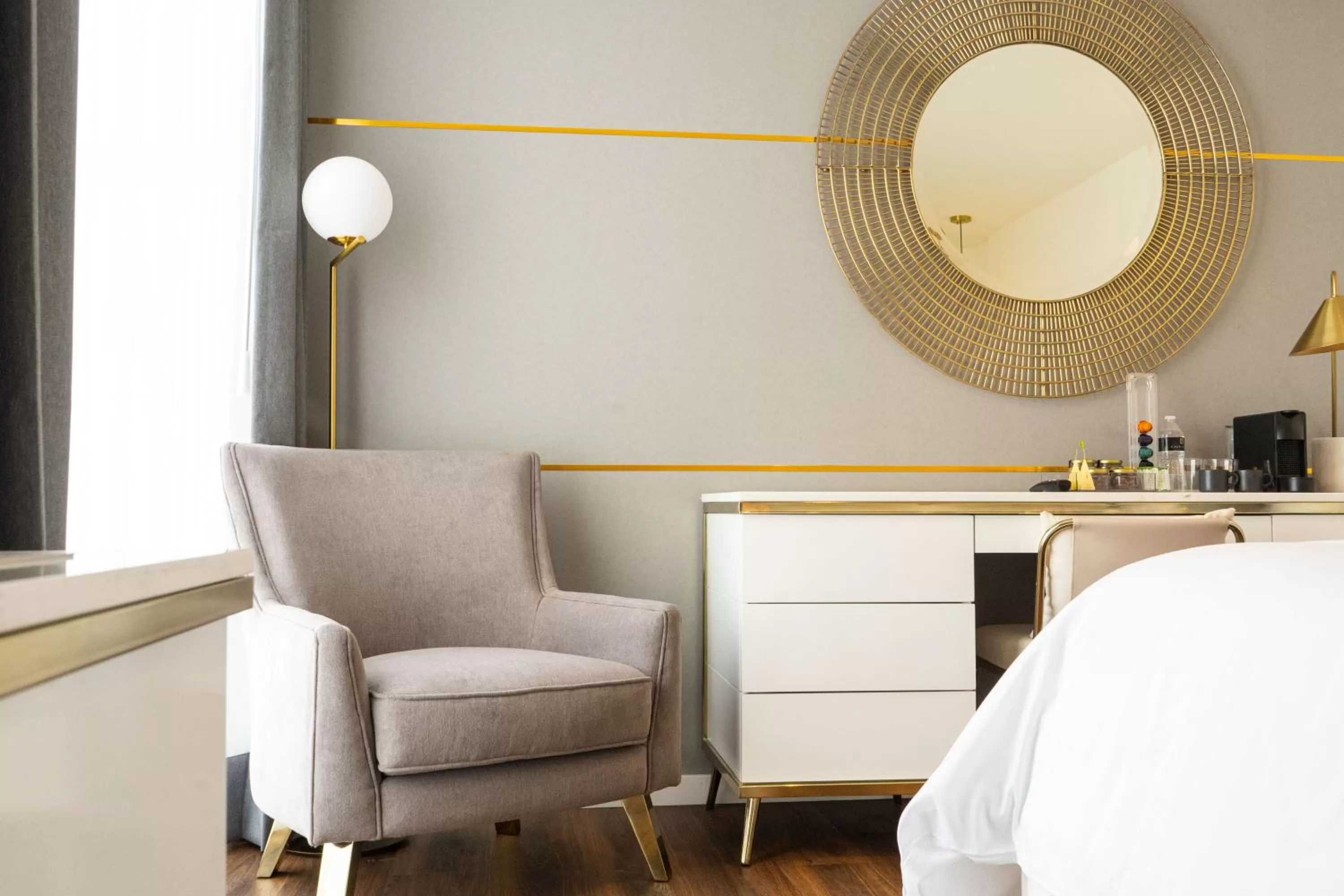 Decorative detail, Bed in Casa Cuarzo Hotel Boutique