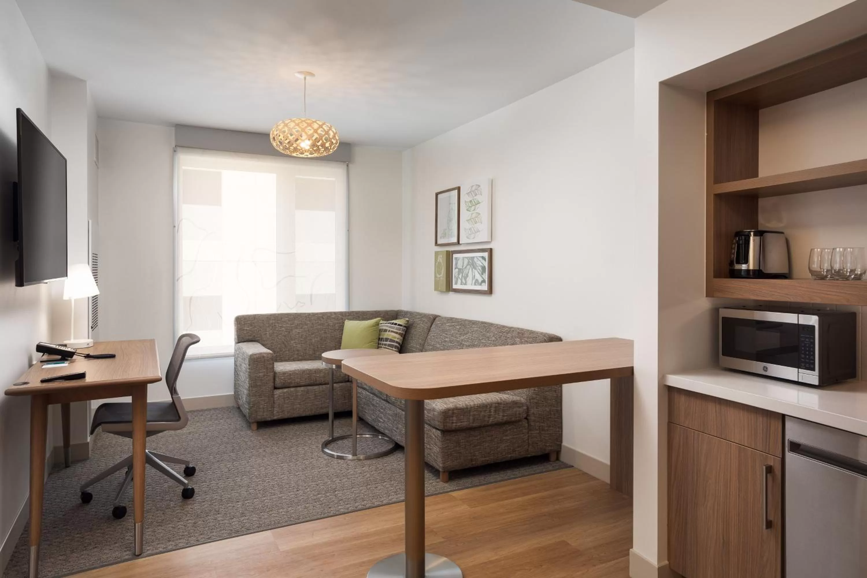 Living room in Element Denver Downtown East