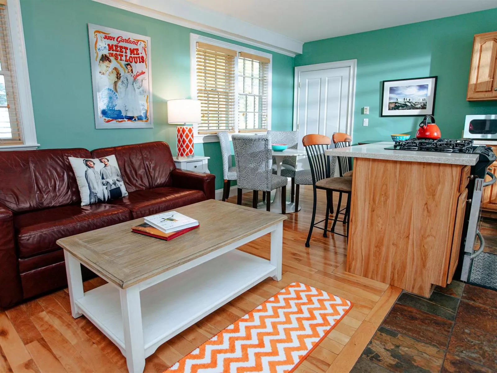 Living room in The Provincetown Hotel at Gabriel's