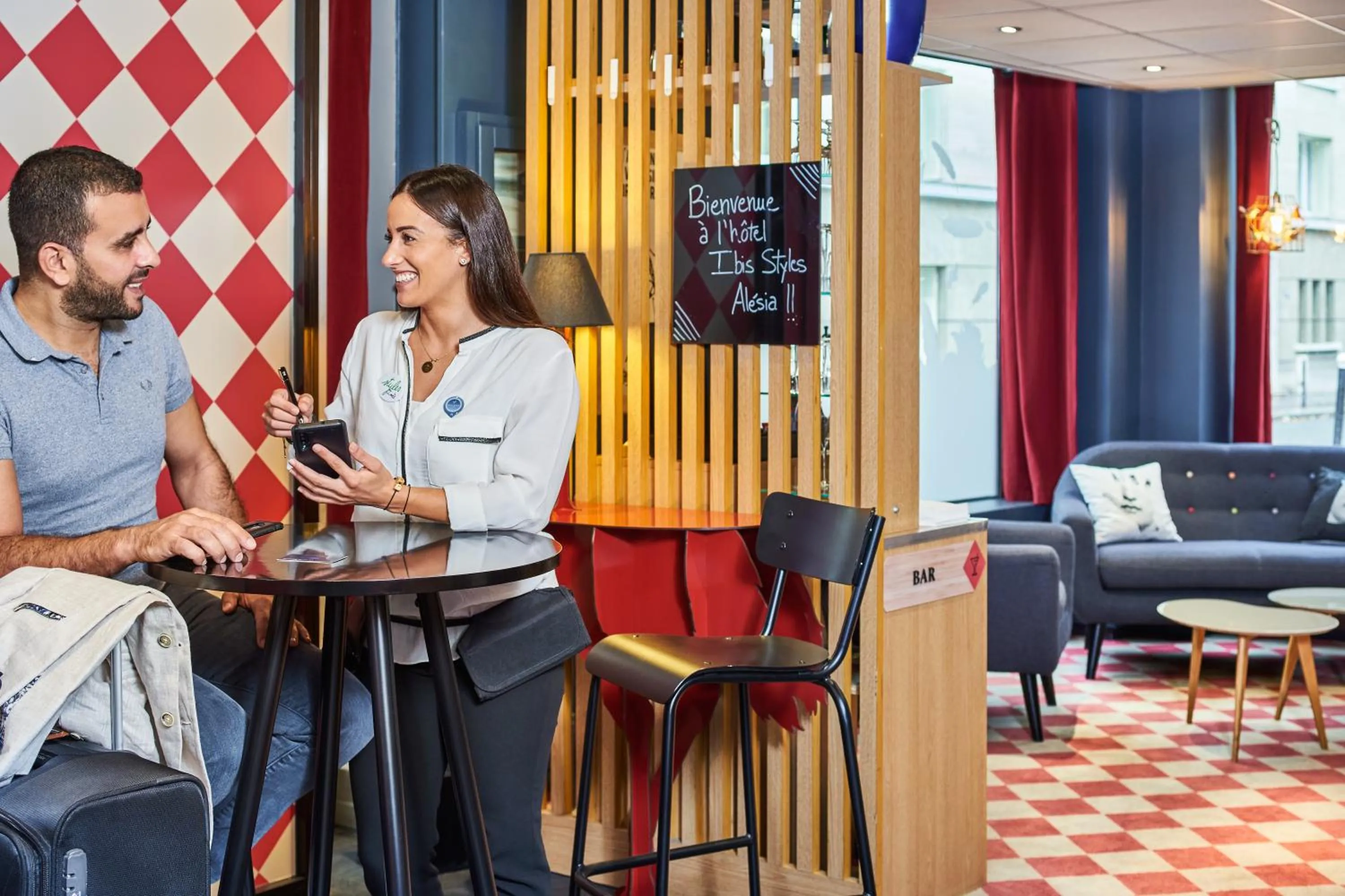 People in ibis Styles Paris Alesia Montparnasse