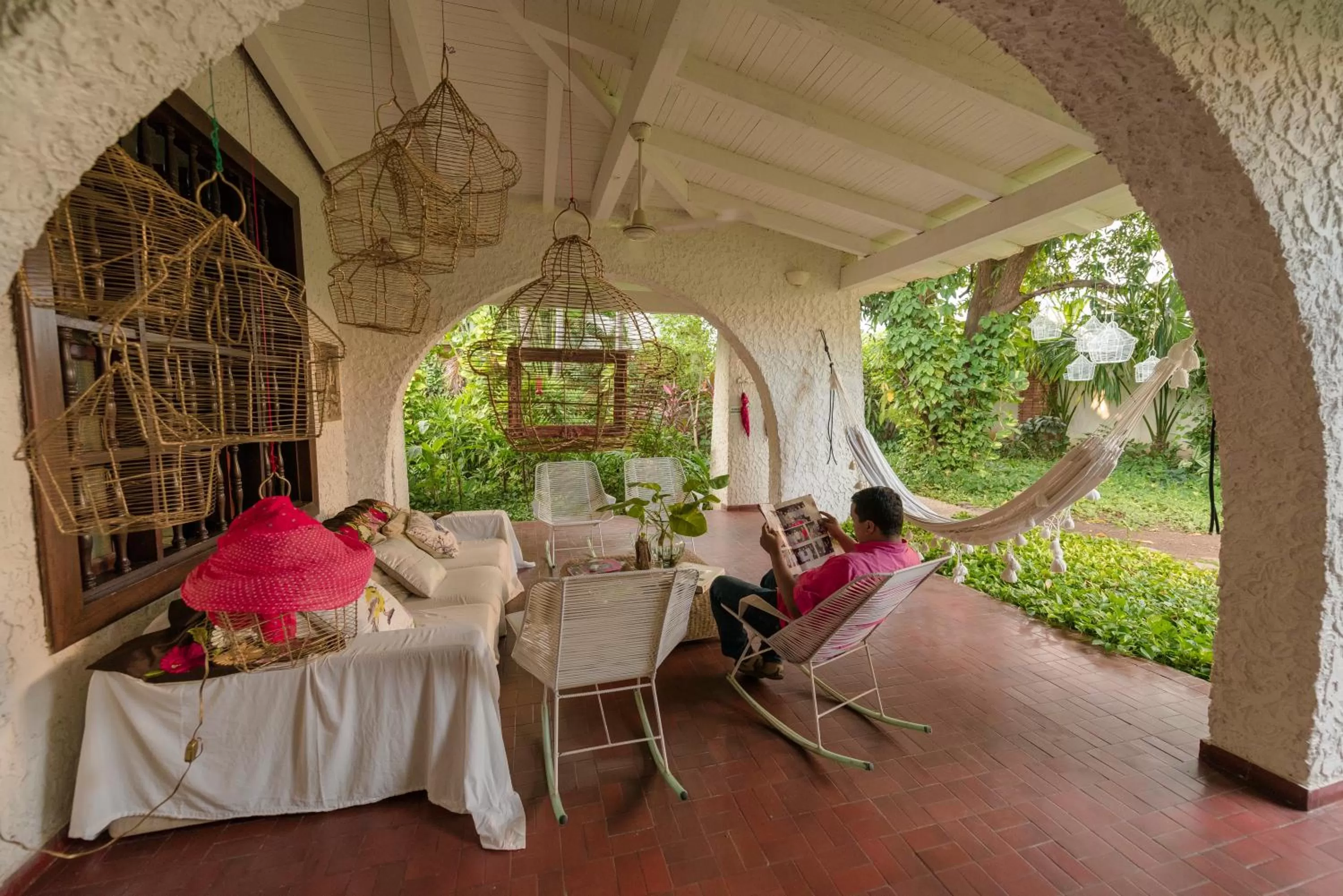 Garden view in Hotel Boutique Casa Rosalía