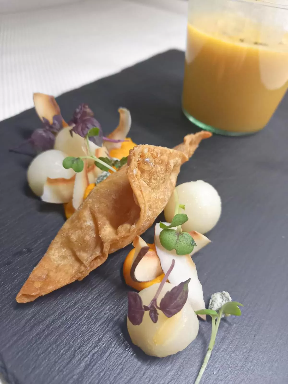 Food and drinks in Hotel-Restaurant Anne-Sophie