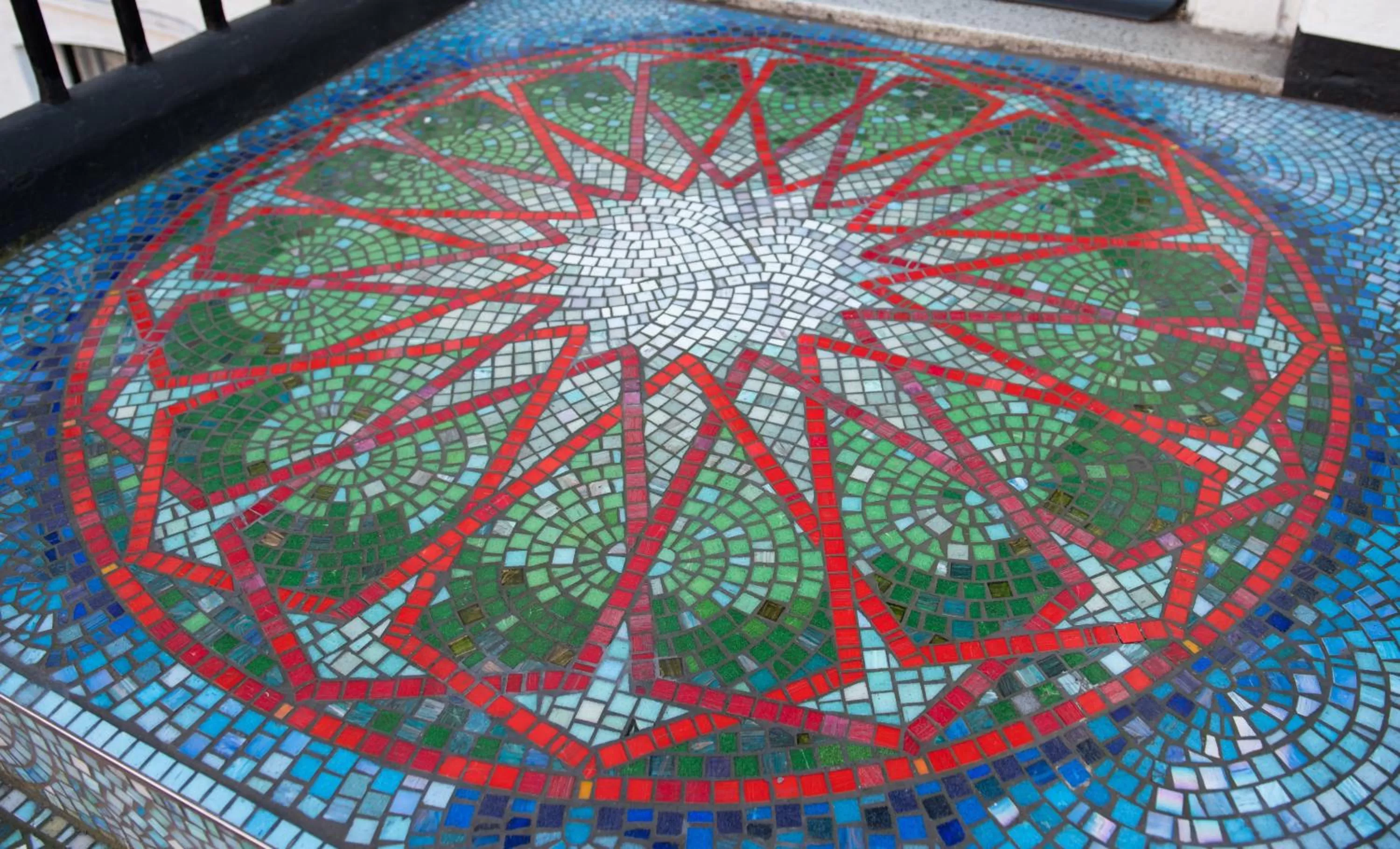 Decorative detail in St Athans Hotel