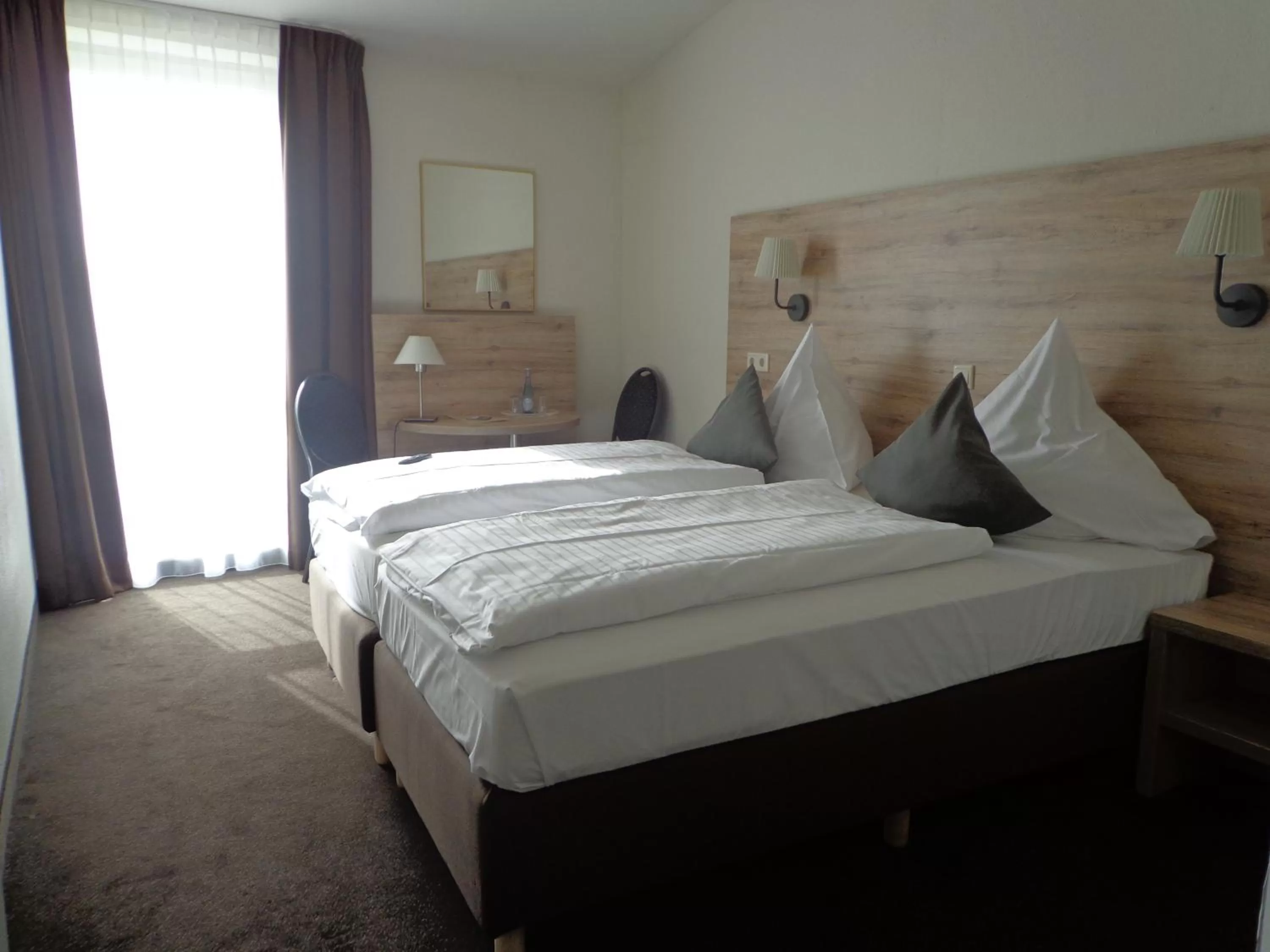 Bedroom, Bed in Hotel am Wall