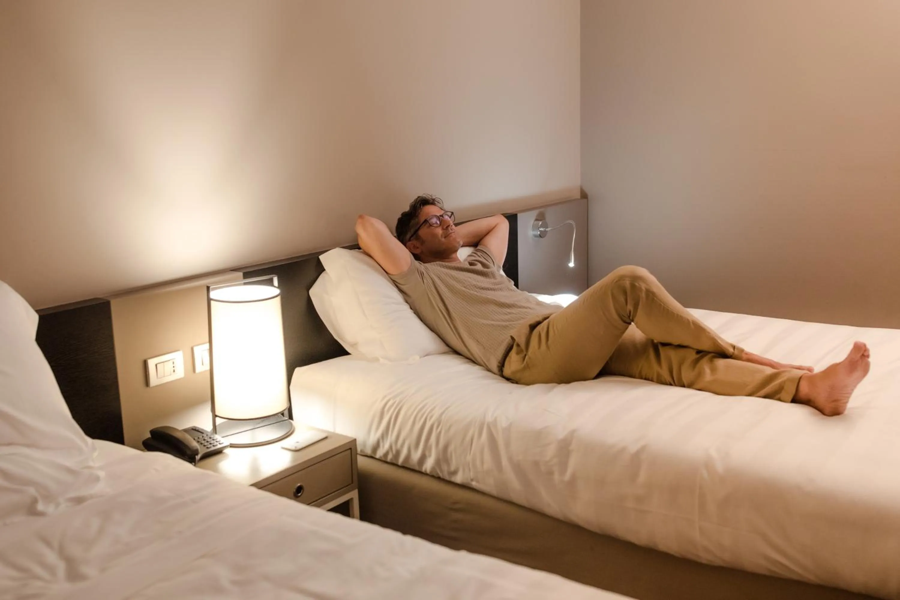 Bed in G Hotel Ancona