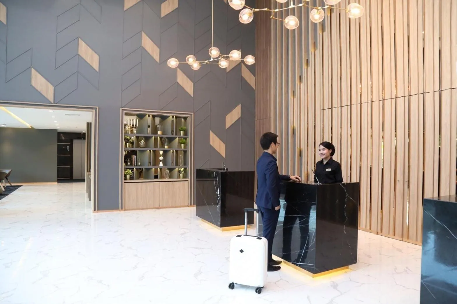 Lobby or reception in Miracle Suvarnabhumi Airport