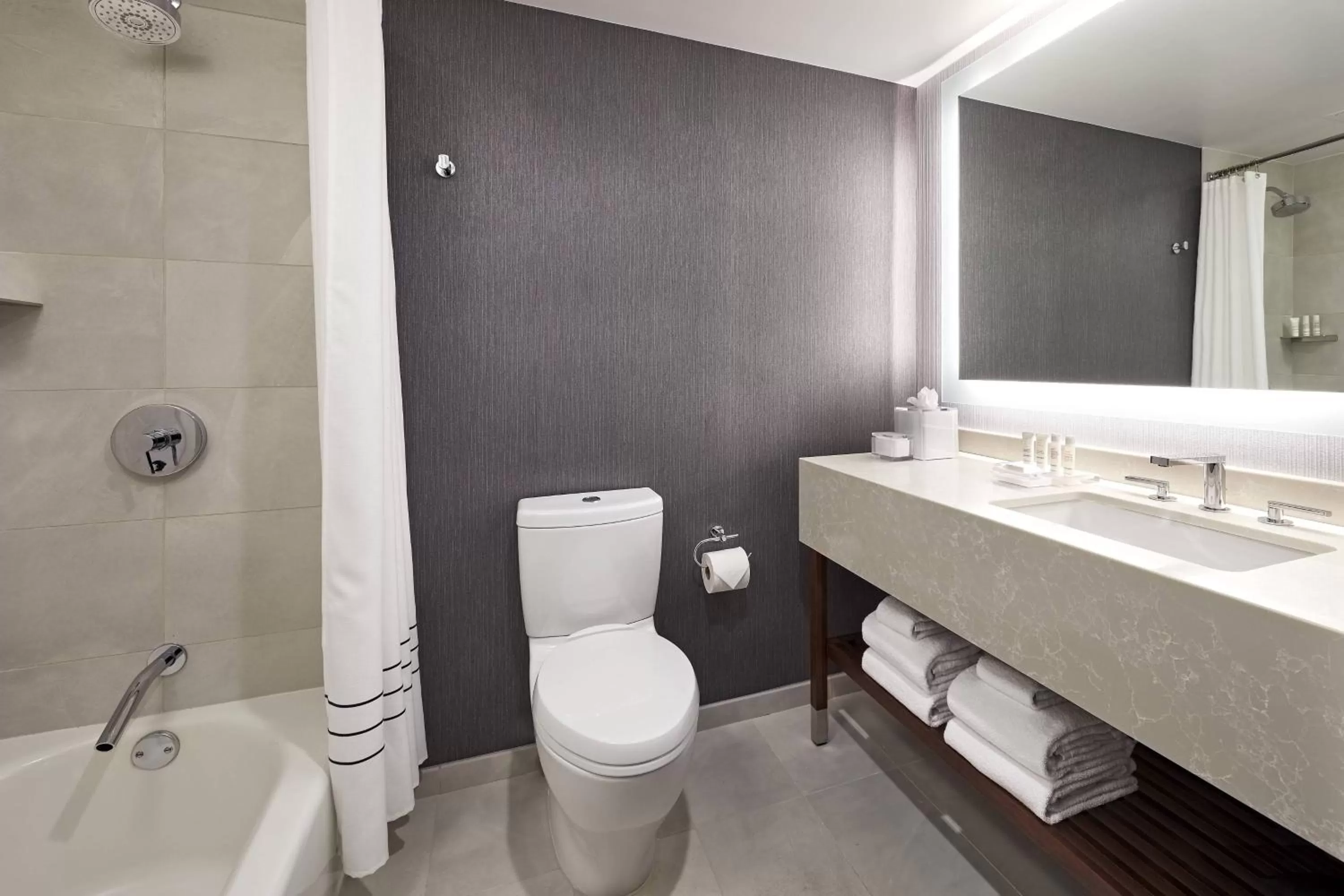 Bathroom in San Mateo Marriott San Francisco Airport