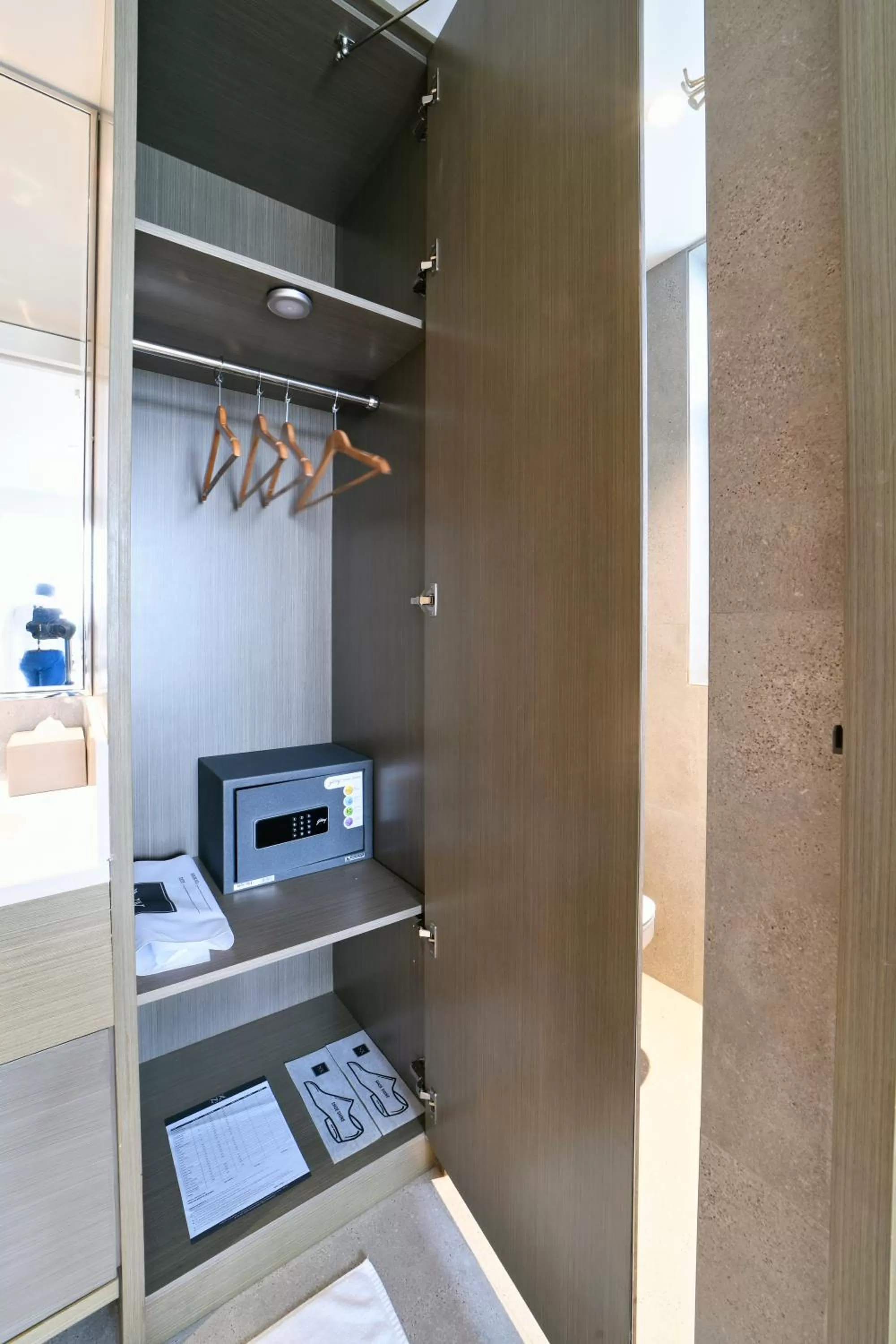 wardrobe in NX HOTEL
