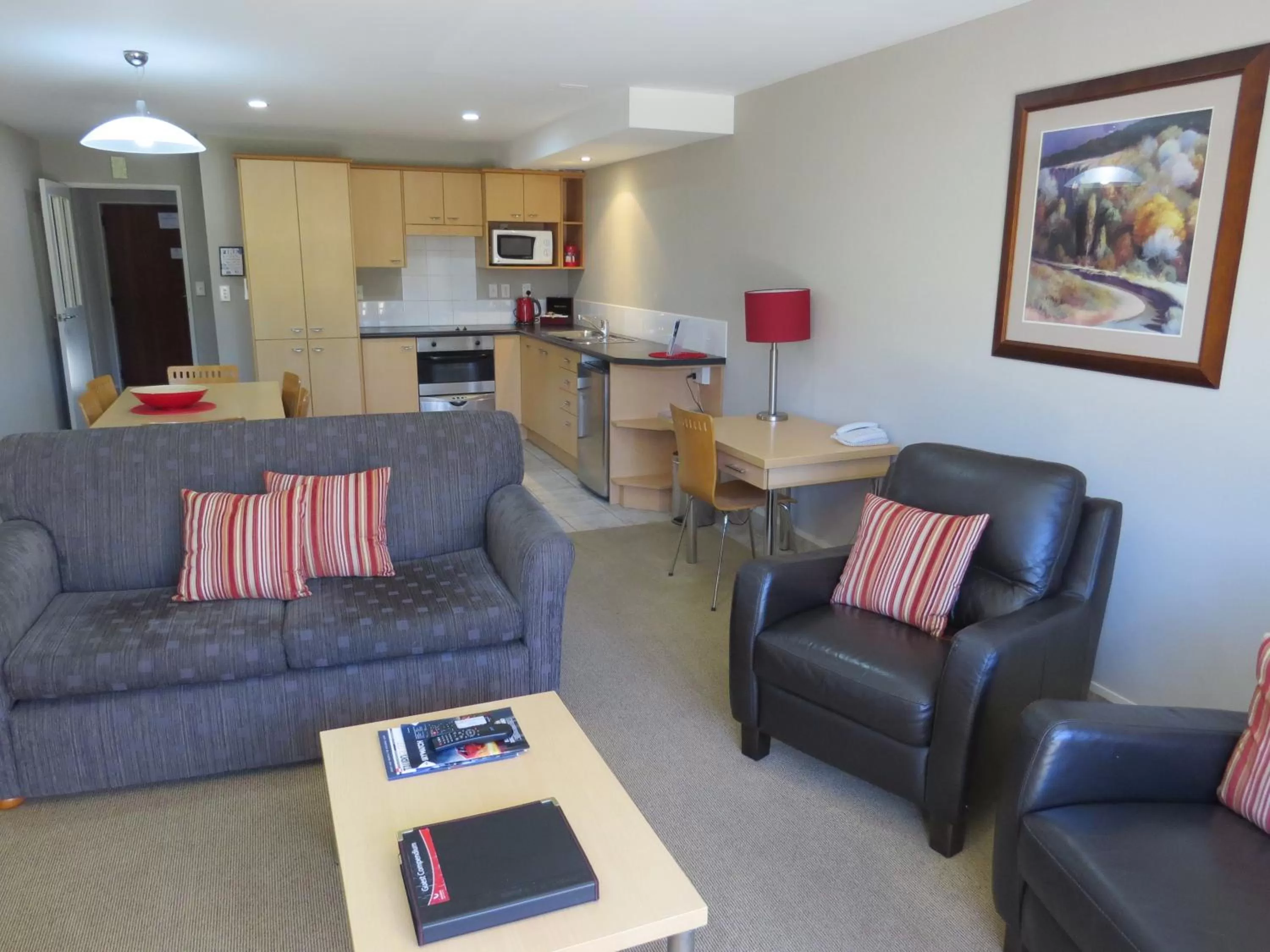 Kitchen or kitchenette in Voyager Apartments Taupo