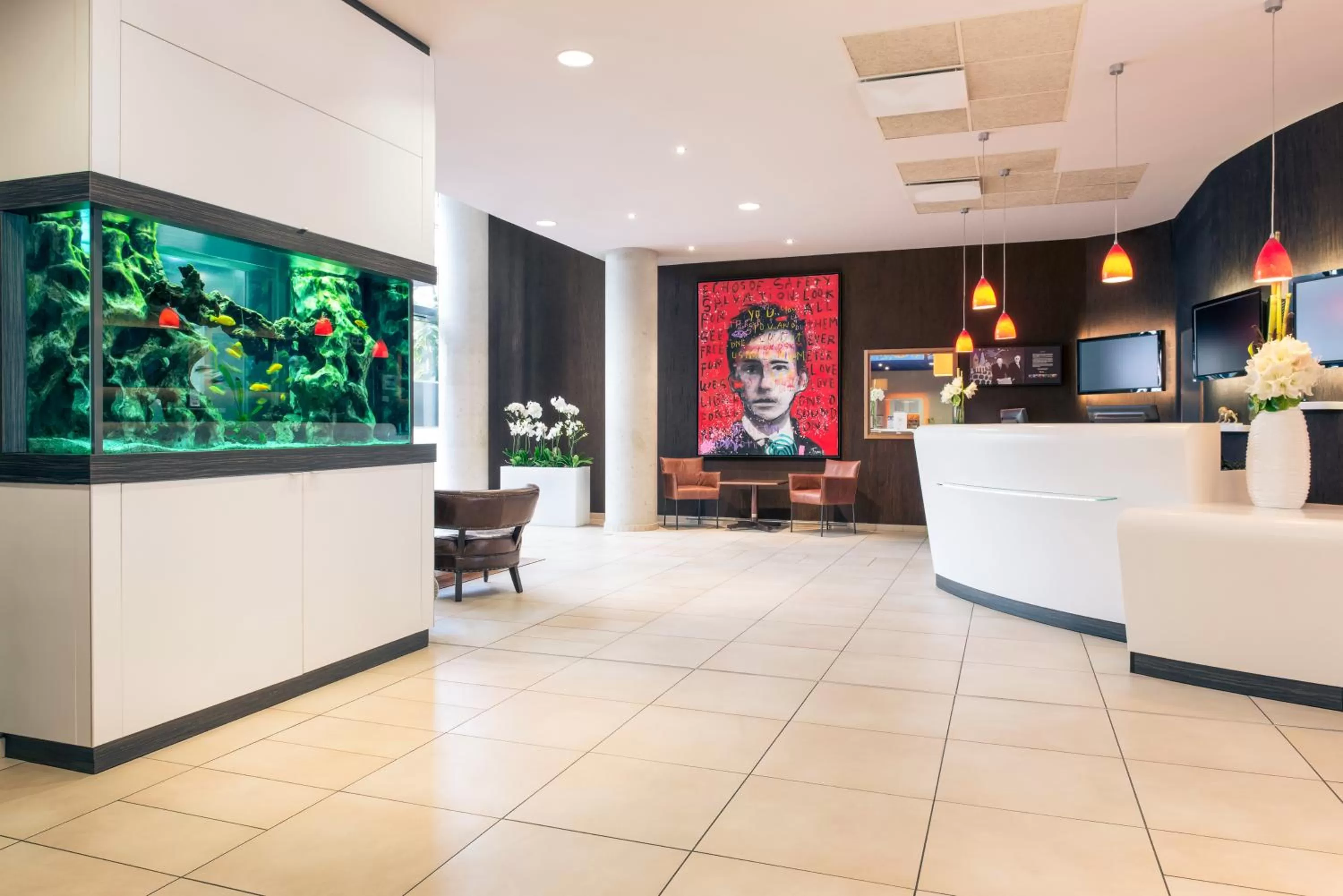 Lobby or reception in Mercure Lyon Centre - Gare Part Dieu