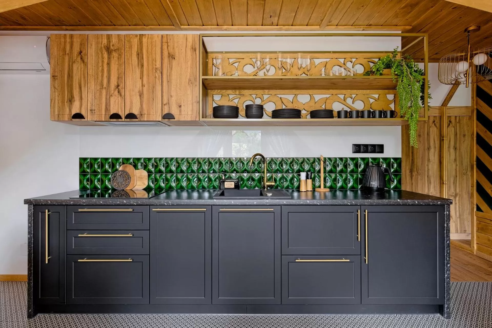 Kitchen or kitchenette in Rezydencja Górska Odkryj Zakopane