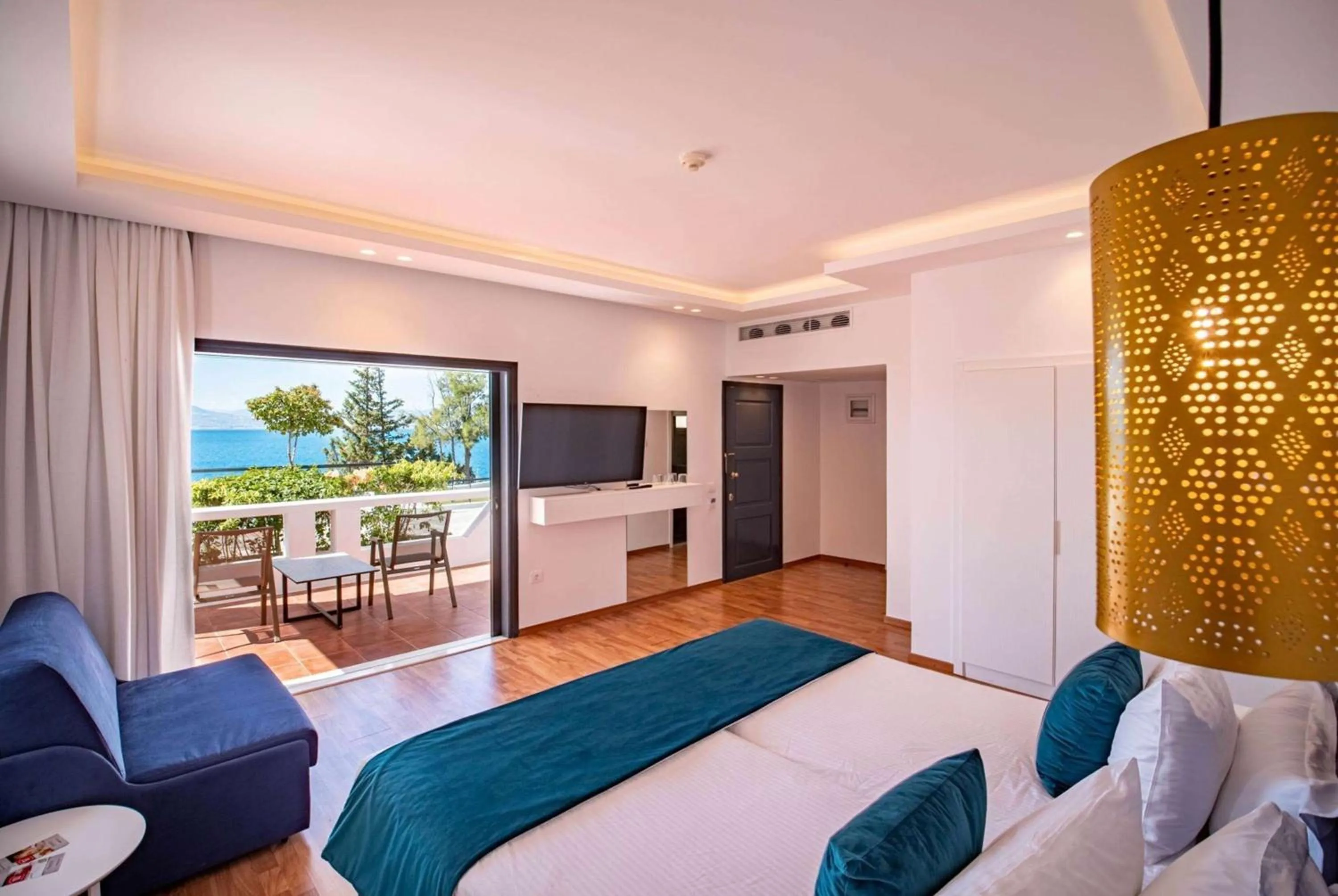 Panorama Junior Suite with Sea View in Ramada Loutraki Poseidon Resort