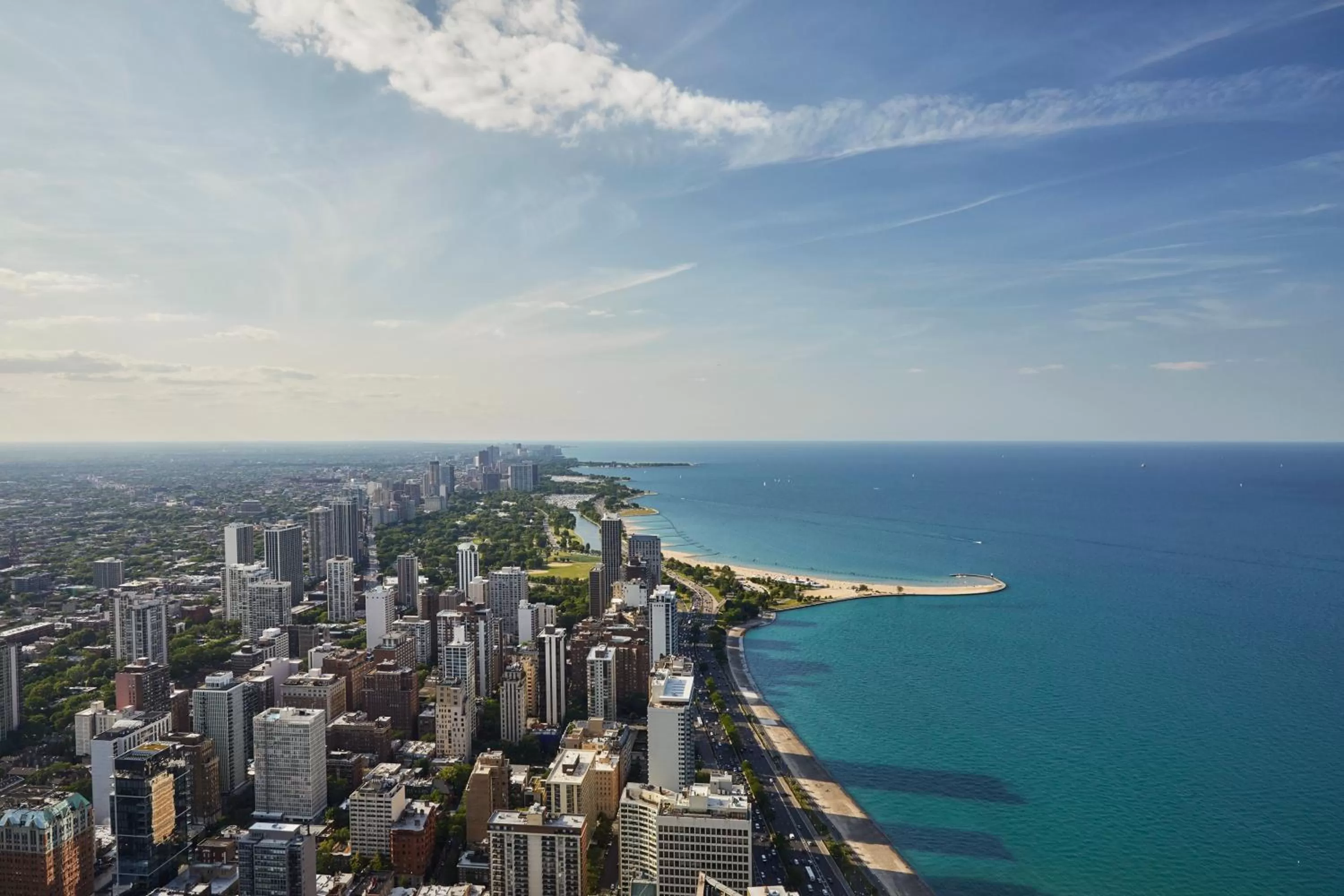 Lake view in Four Seasons Chicago