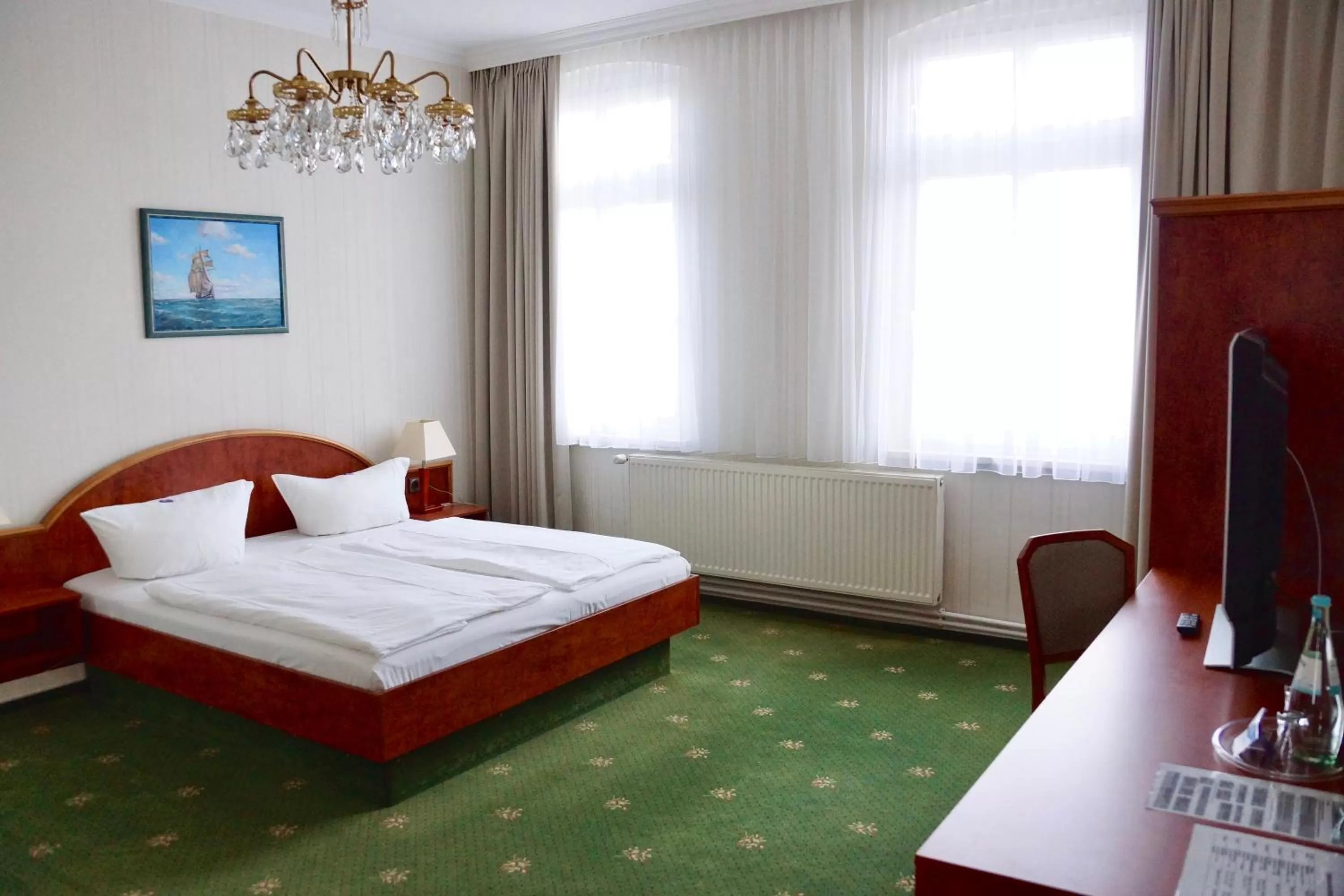 Bedroom, Bed in Hotel Meereswelle - Anno 1875