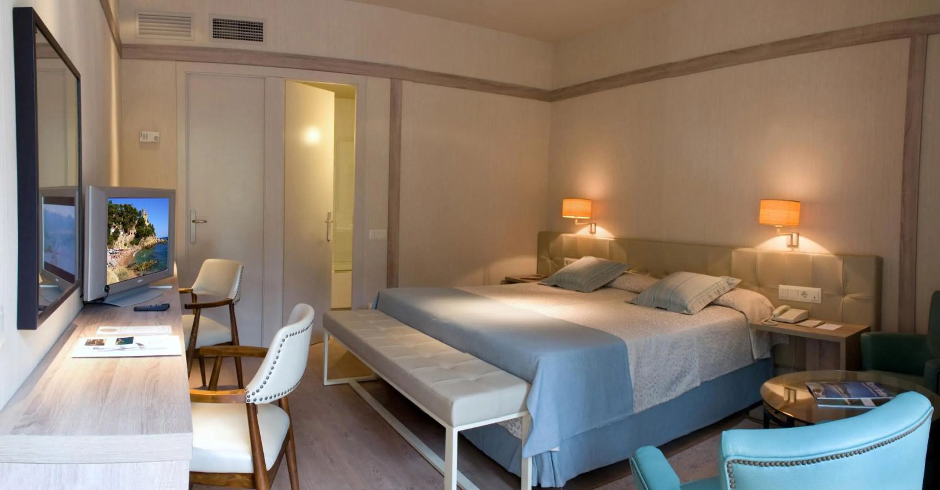 Bed in Hotel Santa Marta