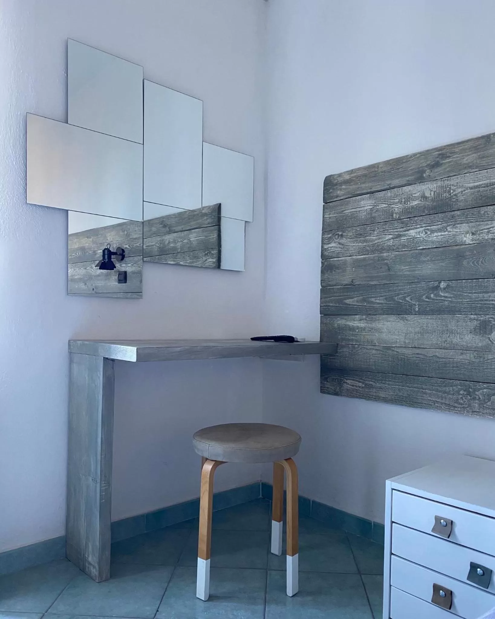 Bedroom in Black Market Hotel