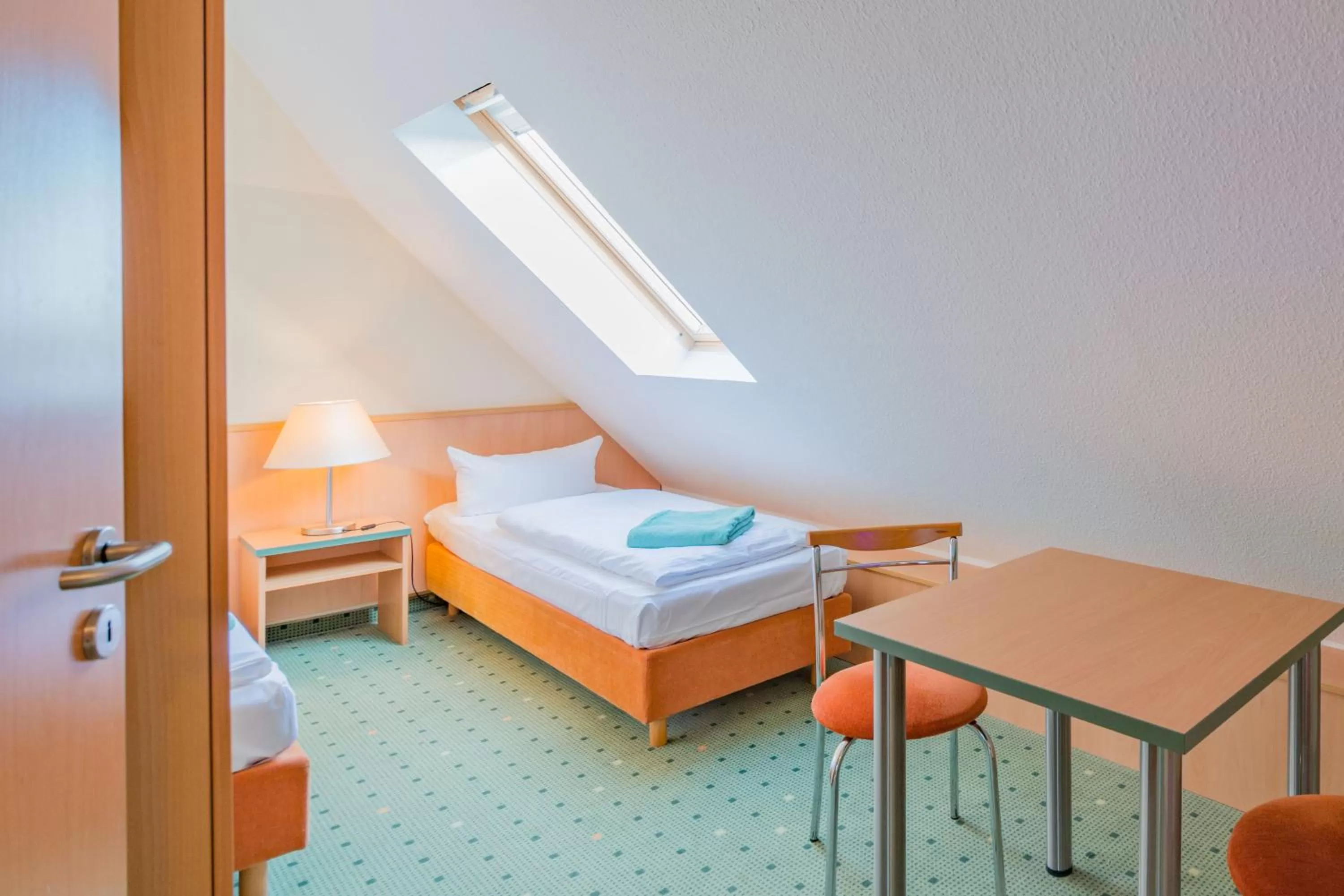 Bed in Am Weststrand Apartmenthaus Waldeck