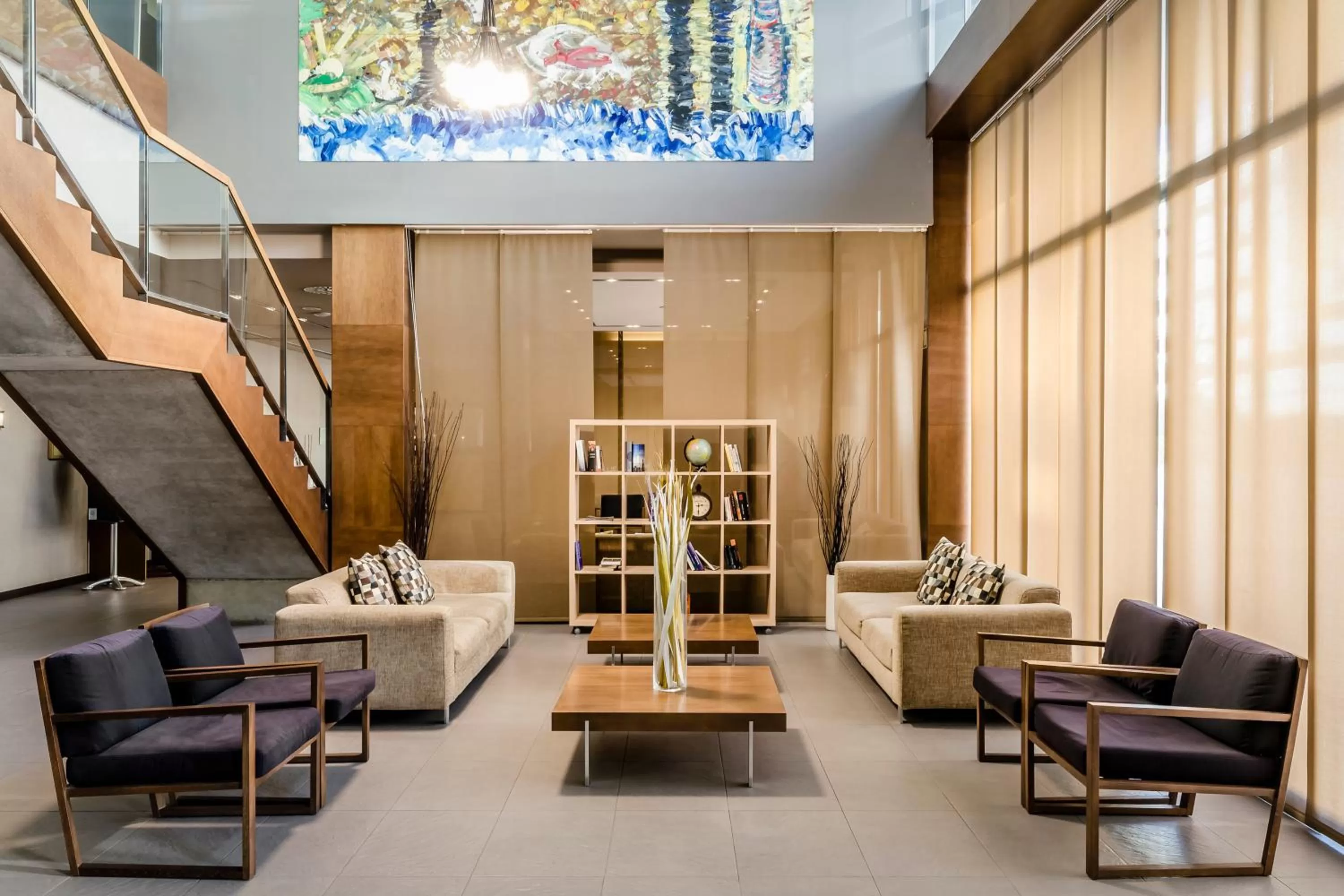 Lobby or reception in Hotel Exe Barcelona Gate