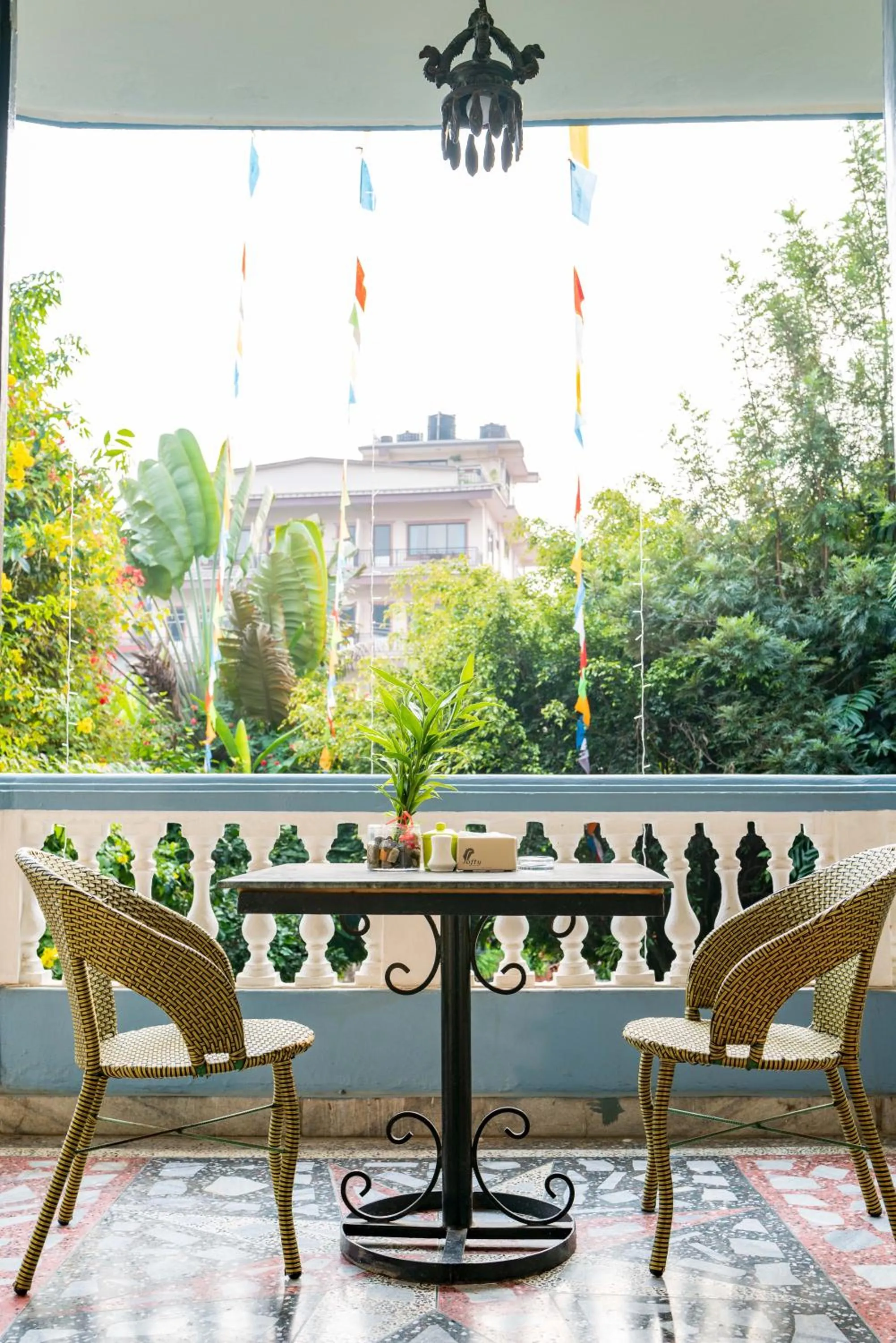 Balcony/Terrace in Hotel Silver Oaks Inn