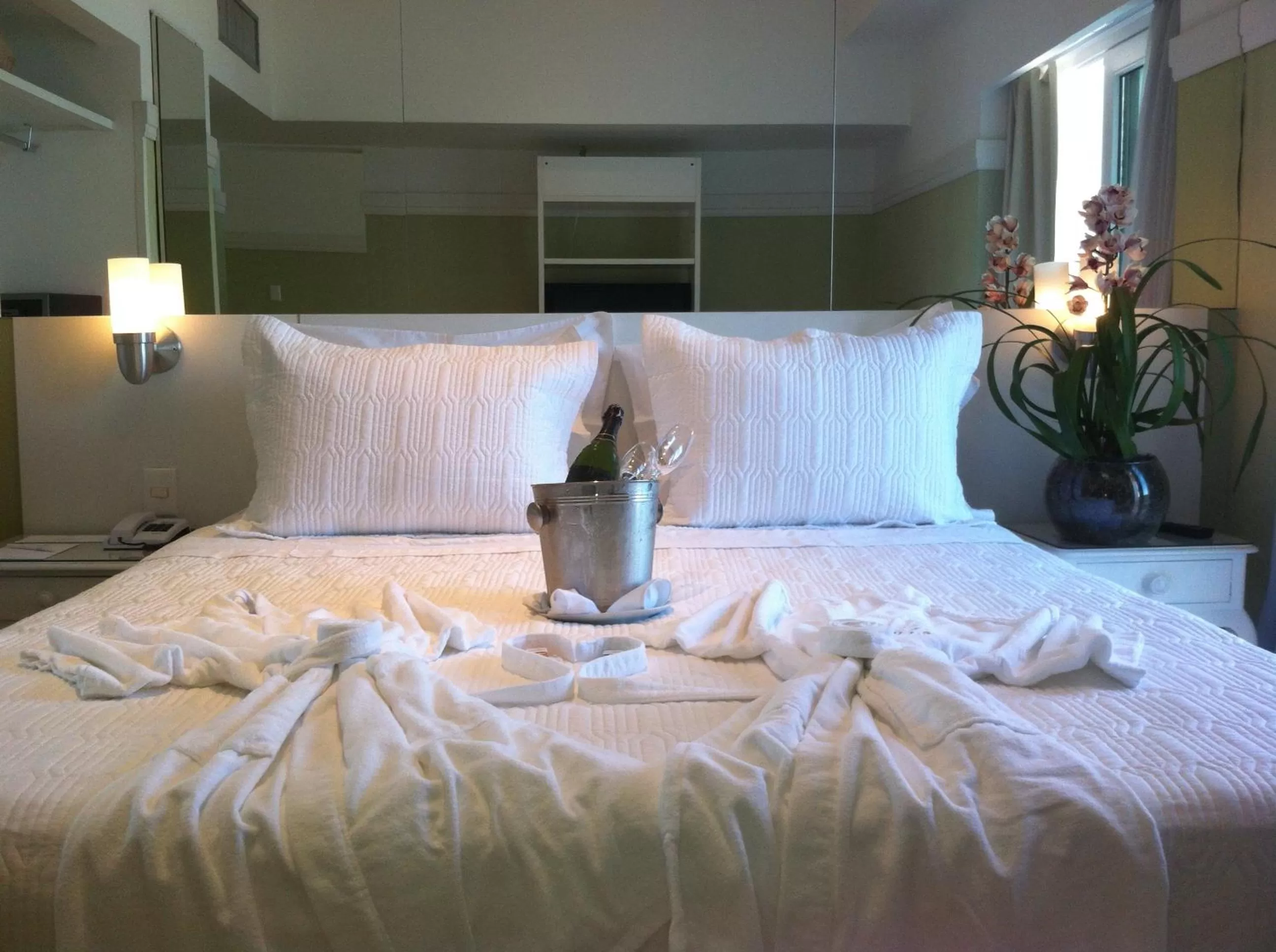 Bed in Olinda Rio Hotel