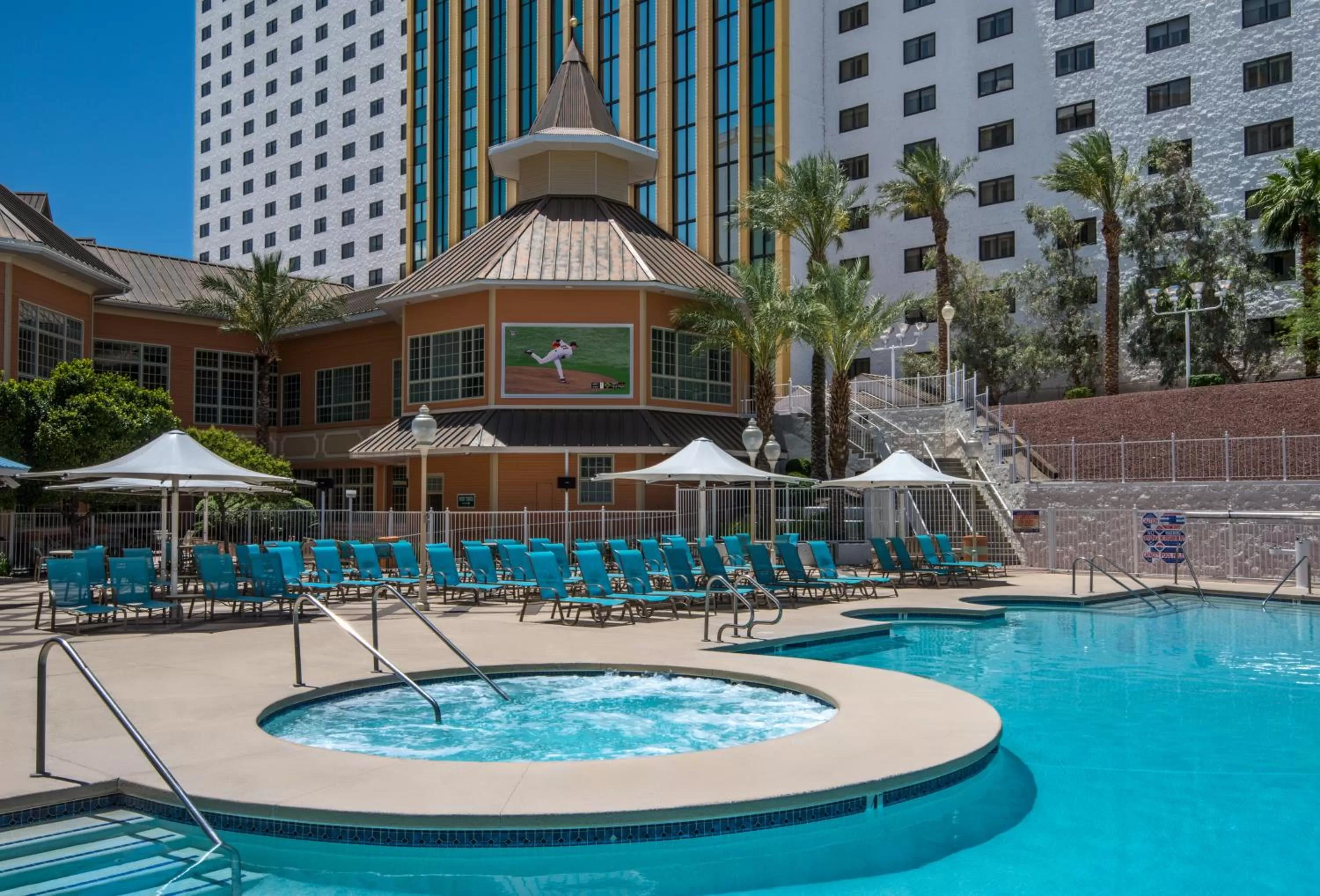 Swimming pool in Tropicana Laughlin, A Caesars Destination