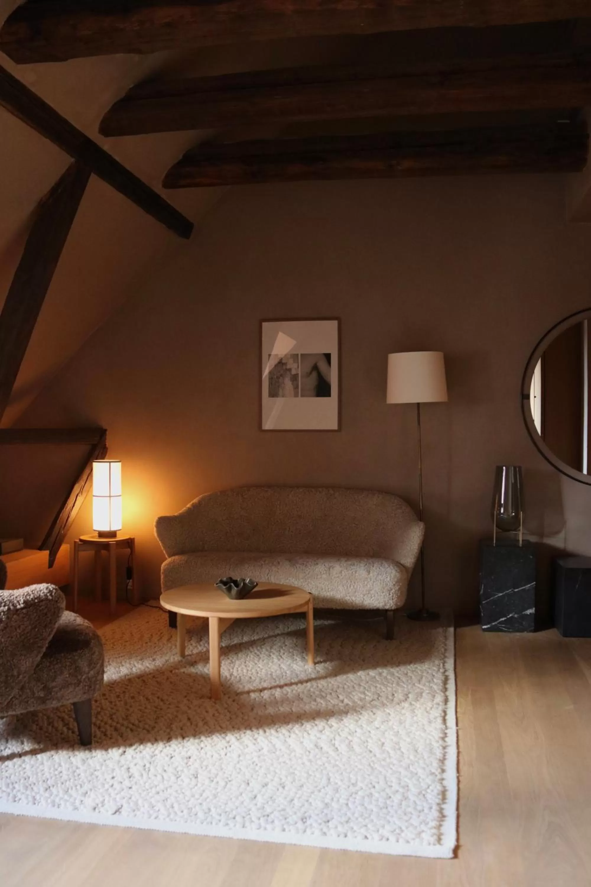 Living room in Audo Boutique Hotel