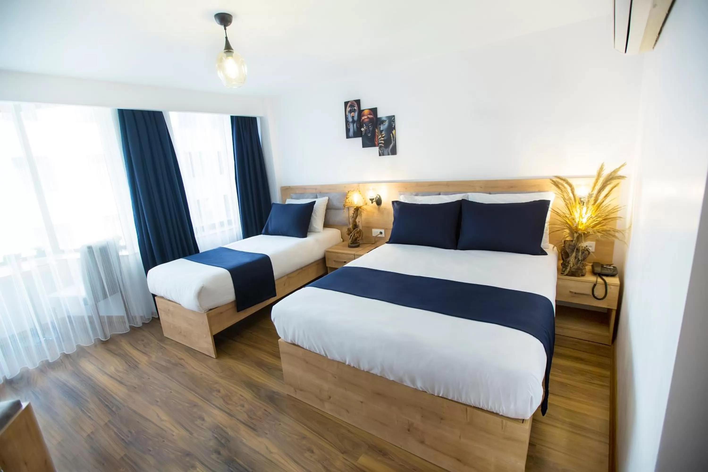 Bed in Golden Street Hotel