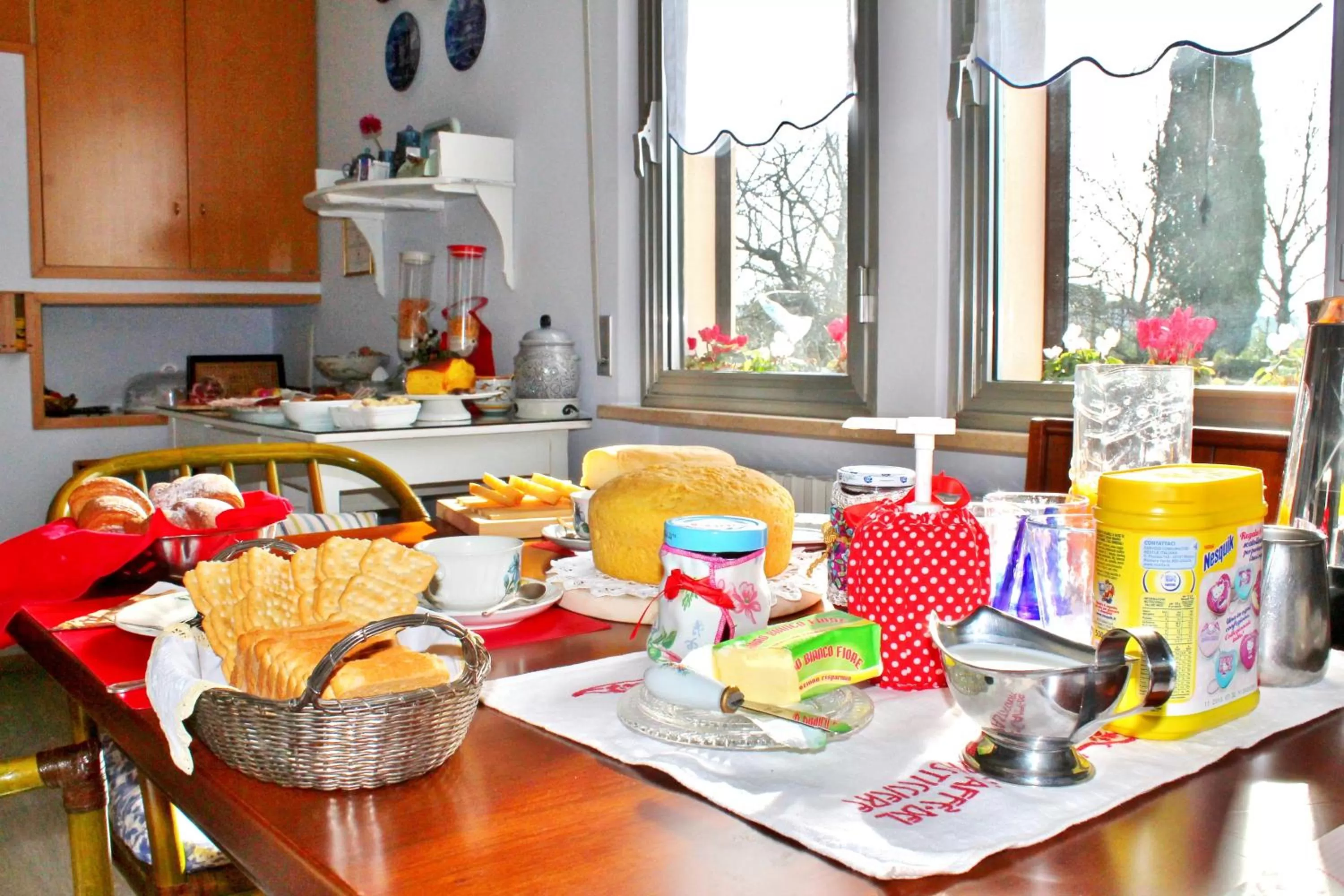 Buffet breakfast in Al Villino del Sole