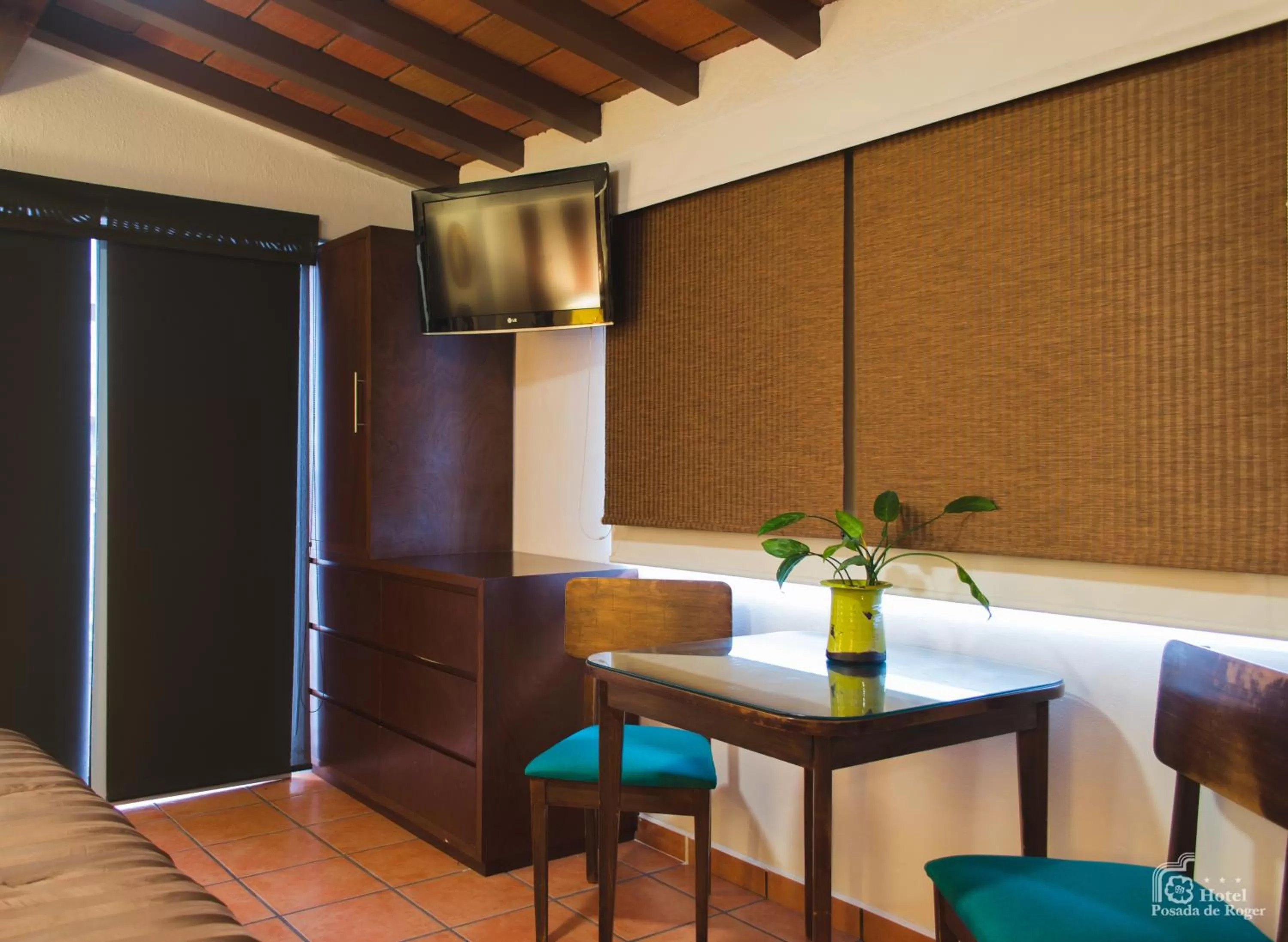 Living room in Hotel Posada De Roger - Near Los Muertos Beach