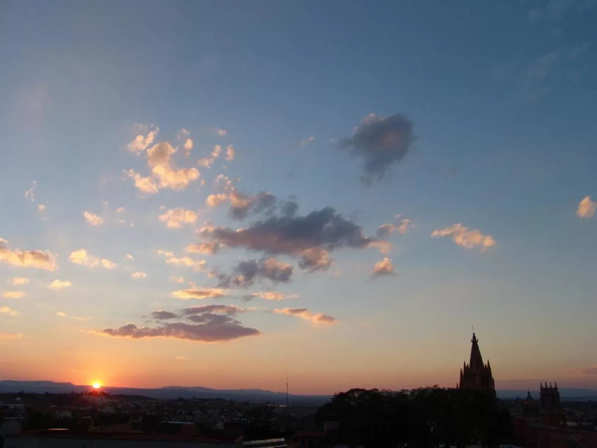 Sunset in Casa del Tio Hotel Boutique