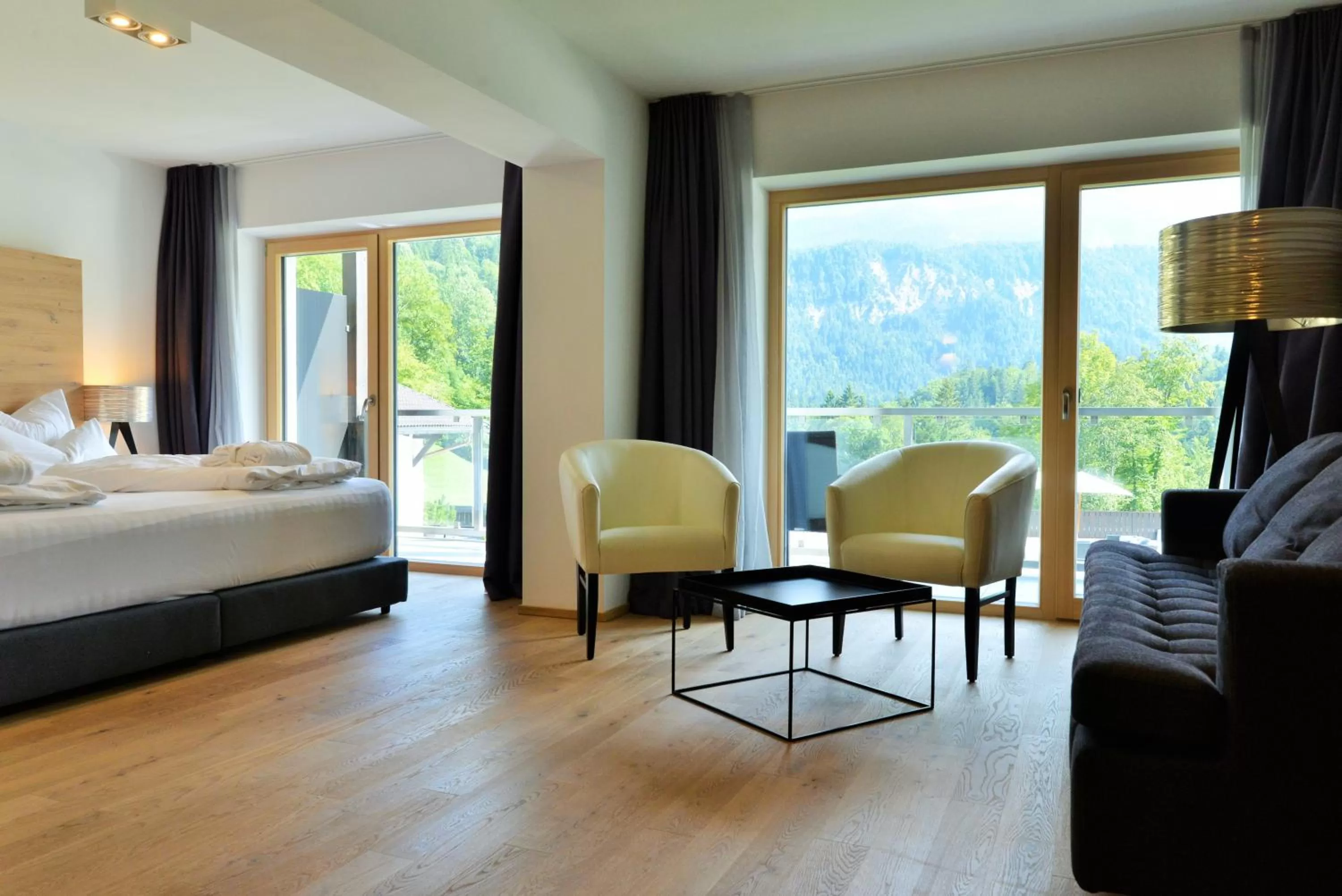 Junior Suite with Panoramic View and Balcony  - single occupancy in Das Graseck - mountain hideaway & health care