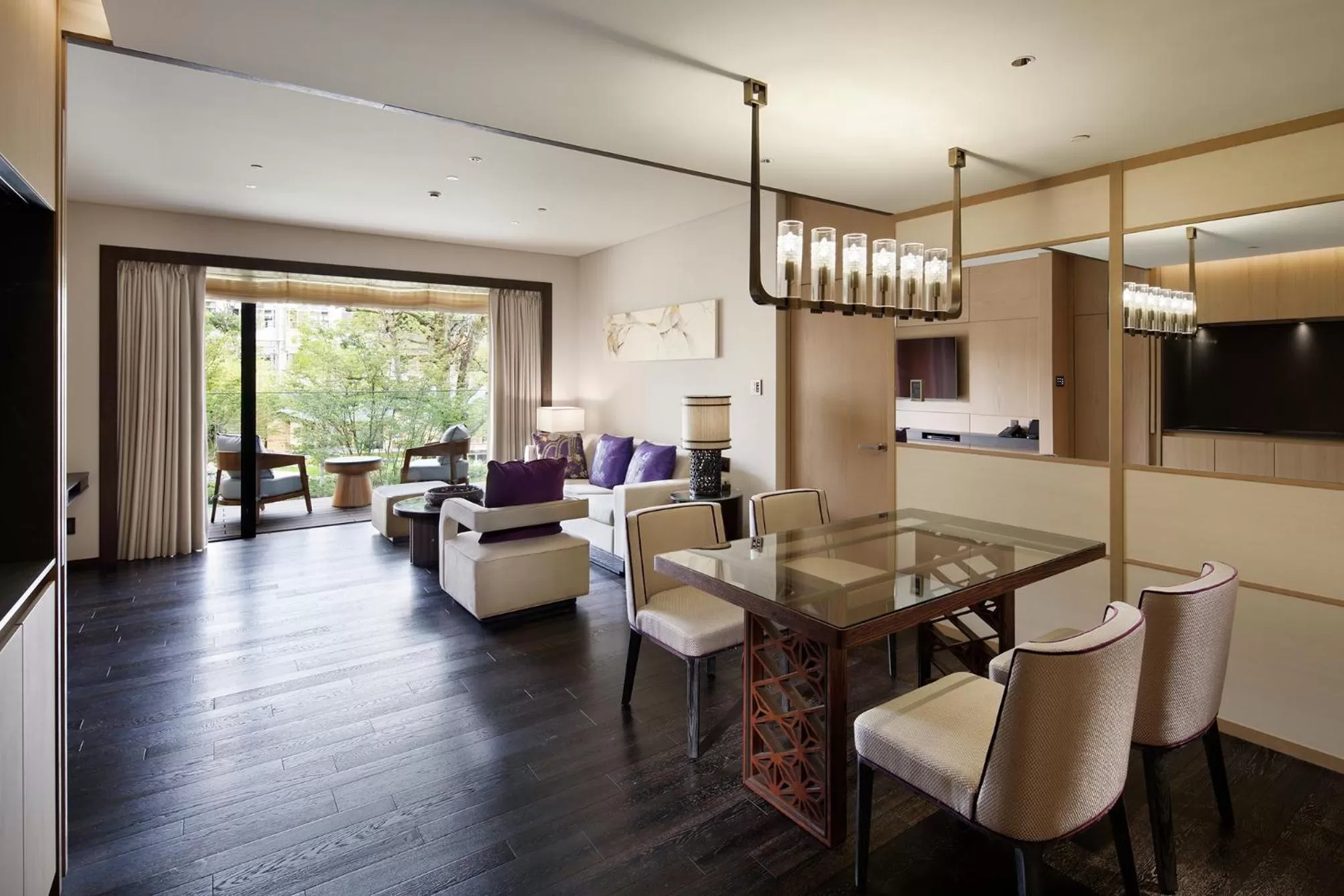 Living room in Four Seasons Hotel Kyoto