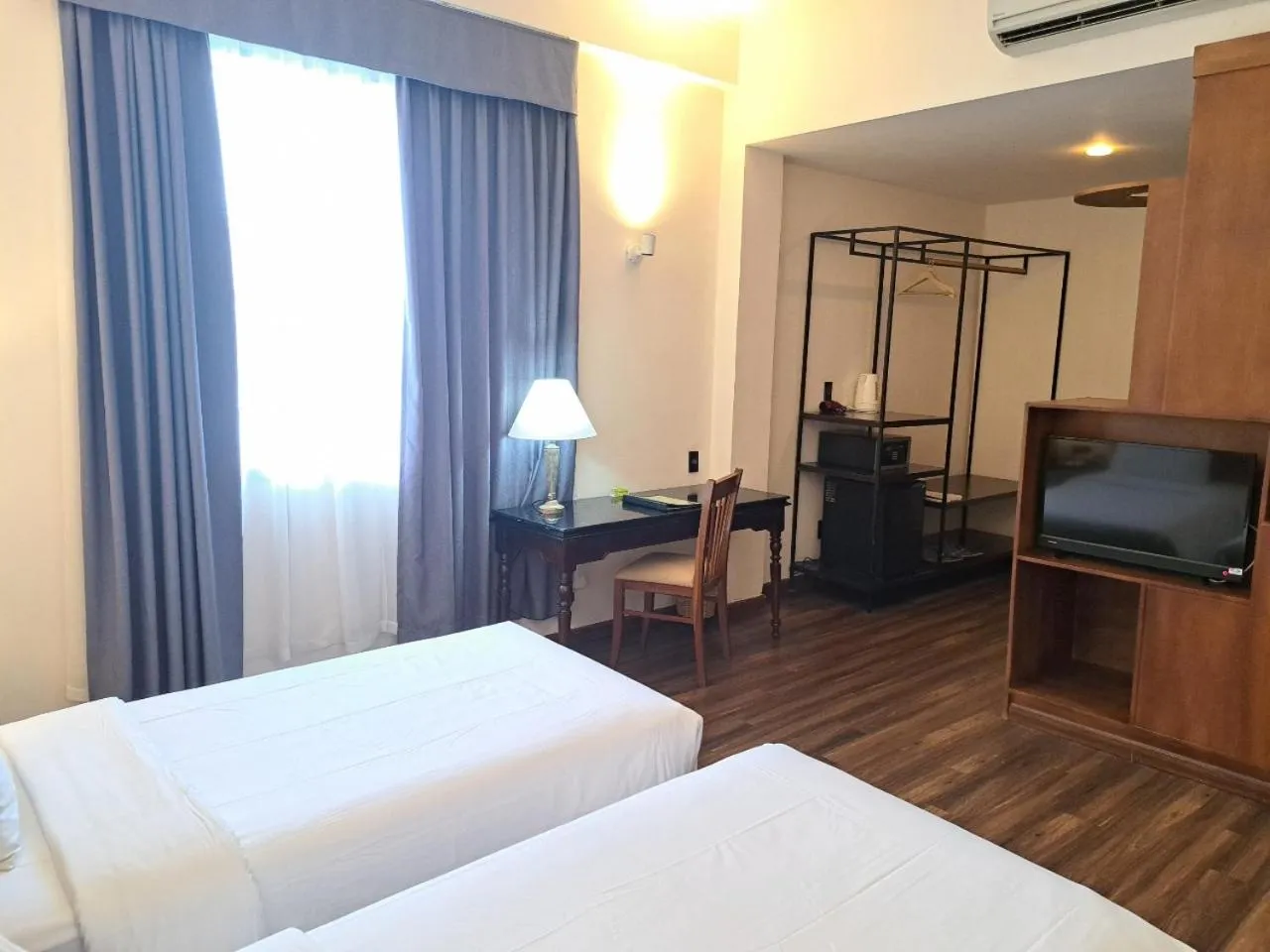 Bed in Liberty 2 Hotel